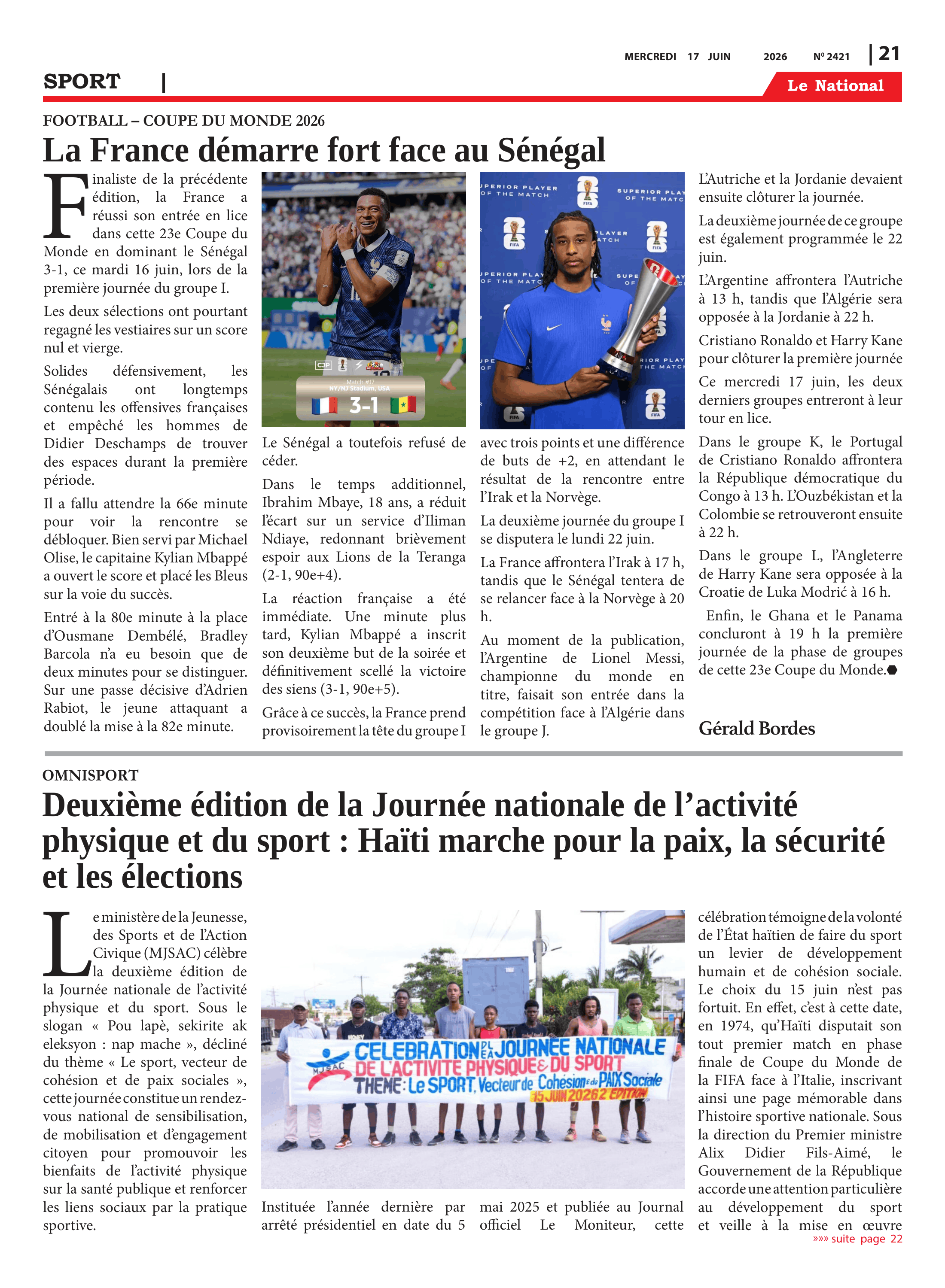 Page 21 de l'édition 2421