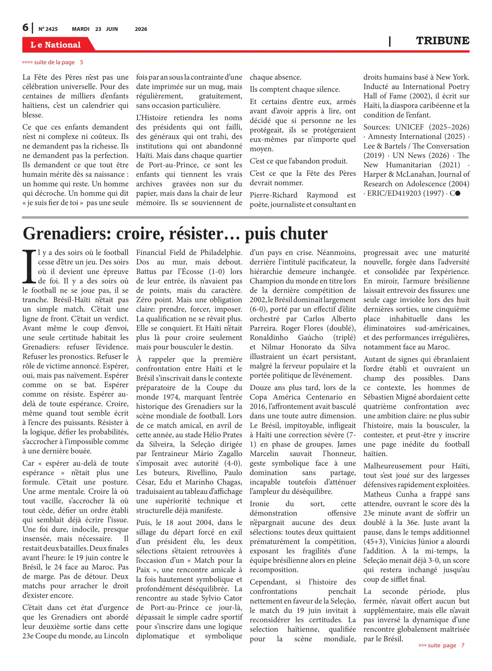 Page 6 de l'édition 2425