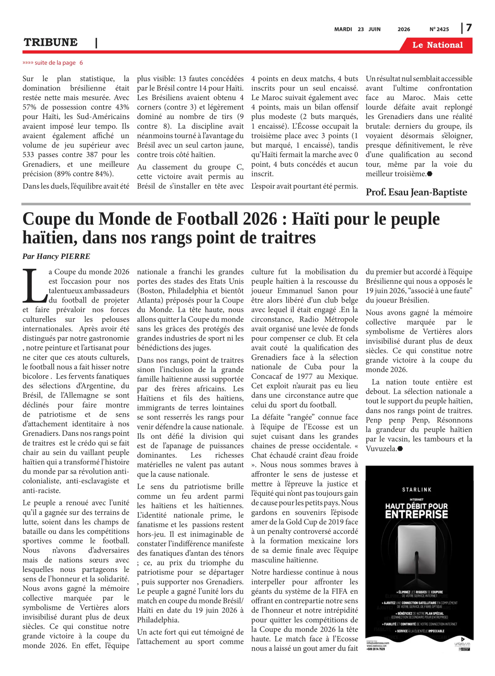 Page 7 de l'édition 2425
