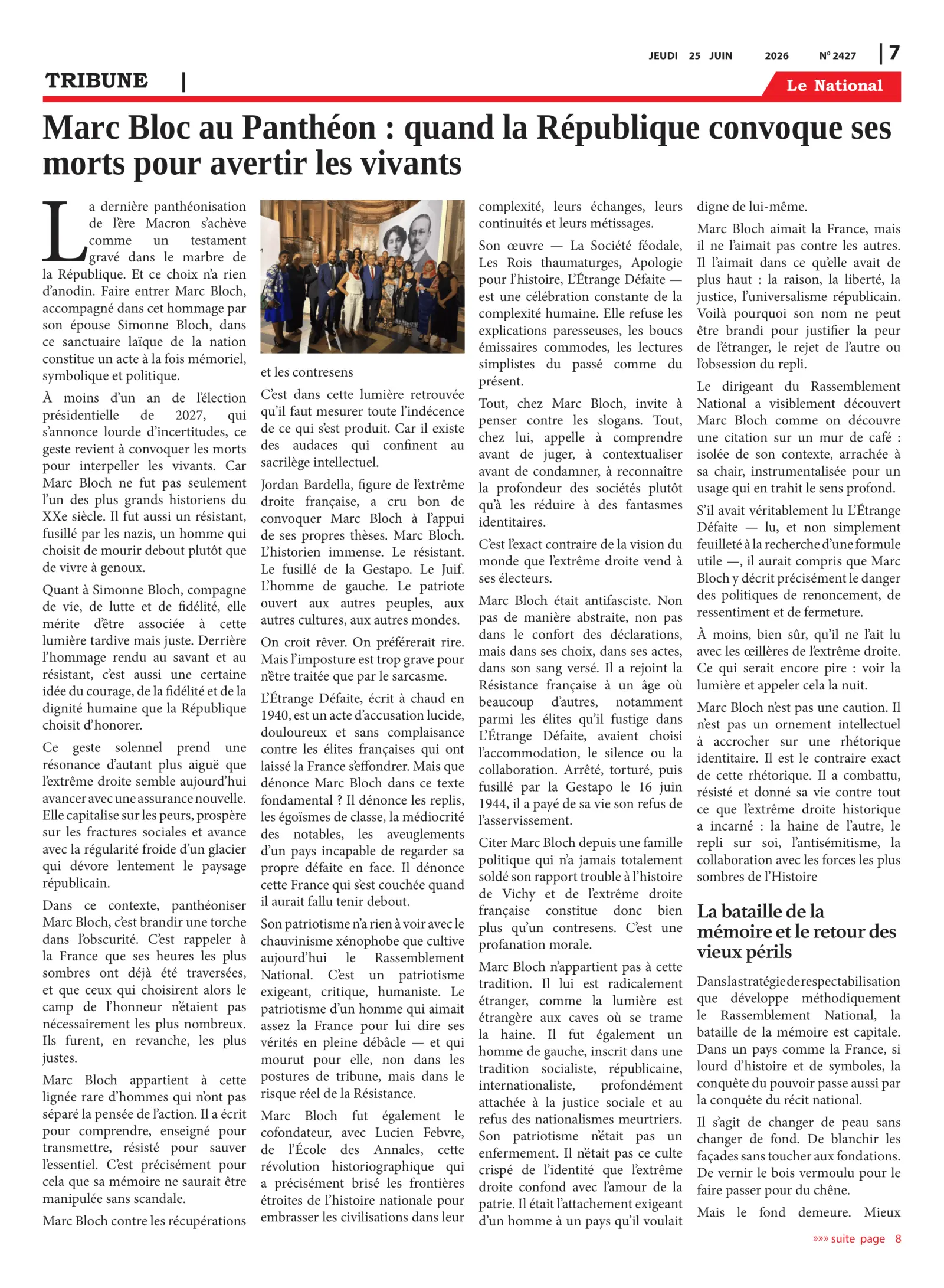 Page 7 de l'édition 2427