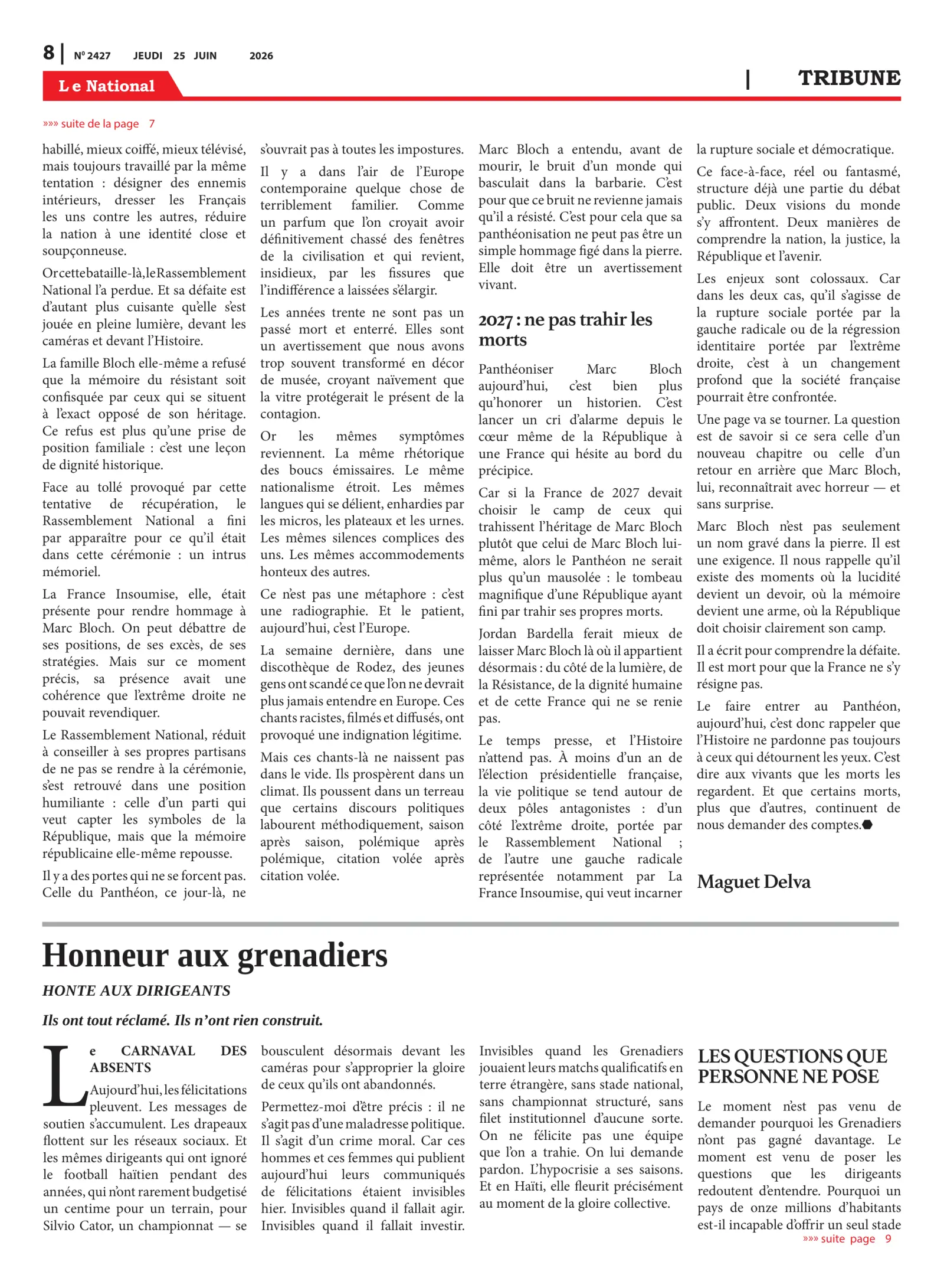 Page 8 de l'édition 2427