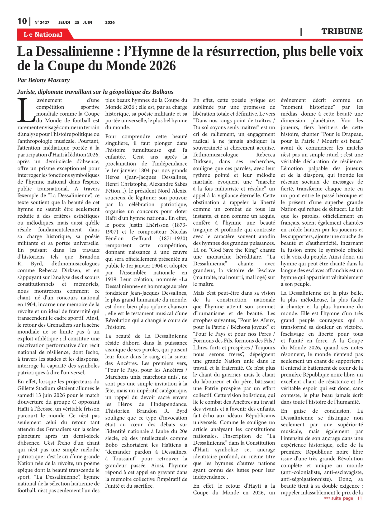 Page 10 de l'édition 2427