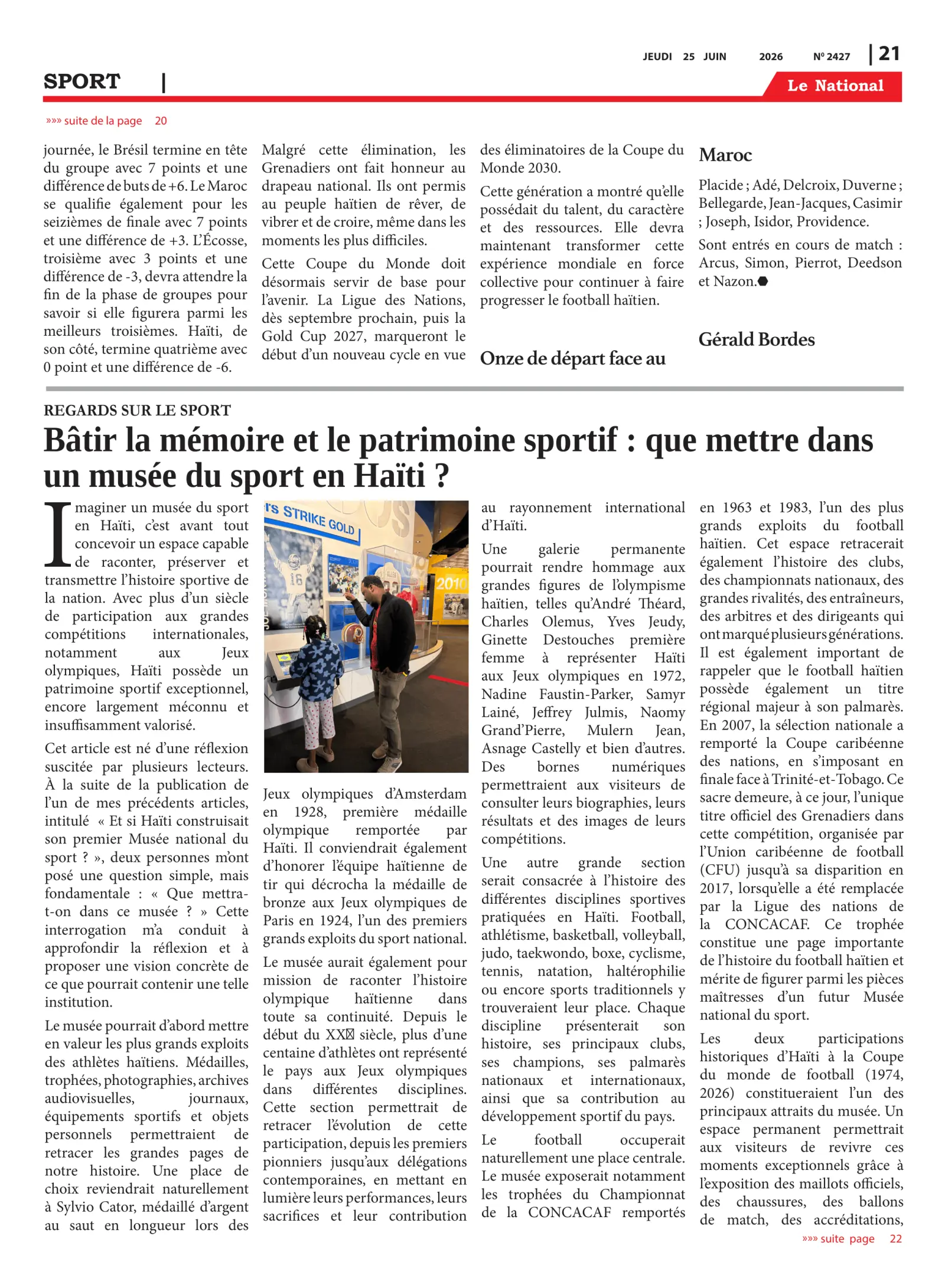 Page 21 de l'édition 2427