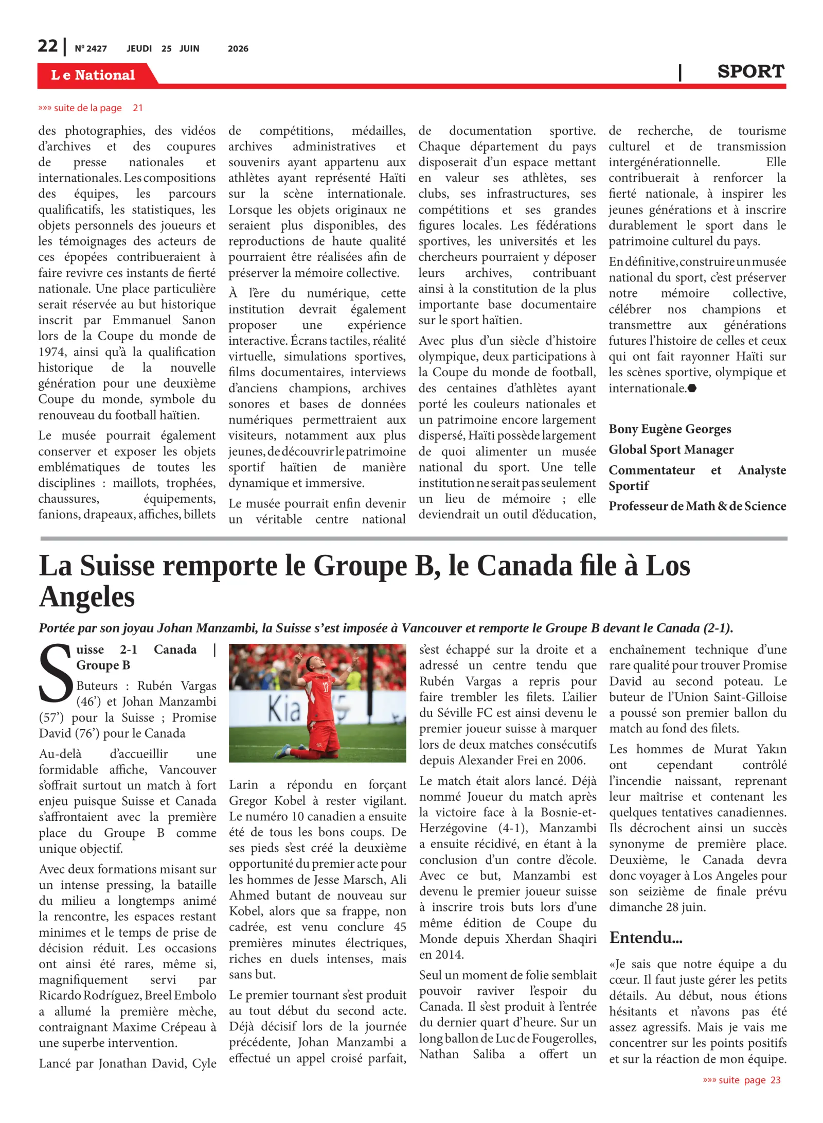 Page 22 de l'édition 2427