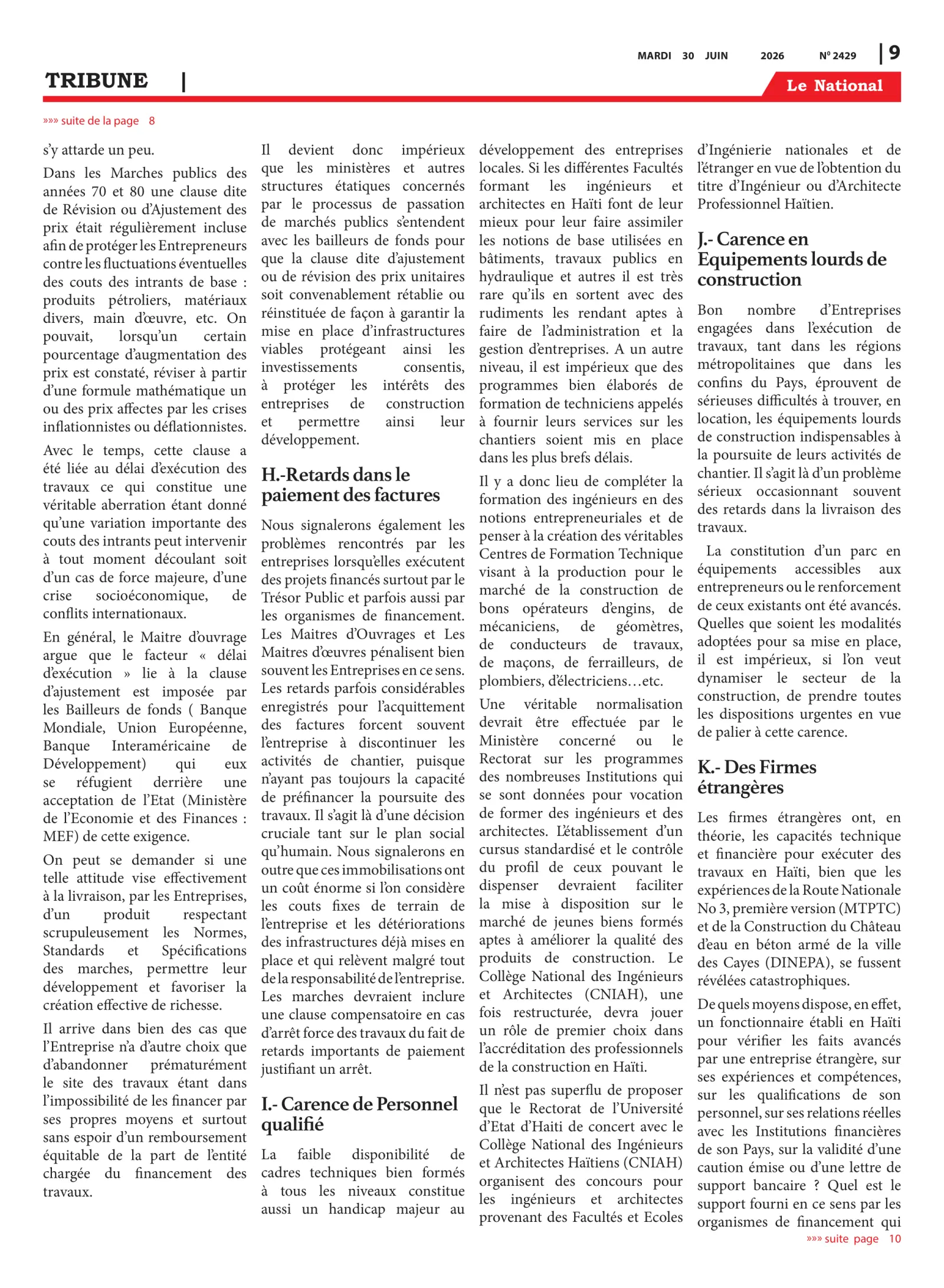 Page 9 de l'édition 2430