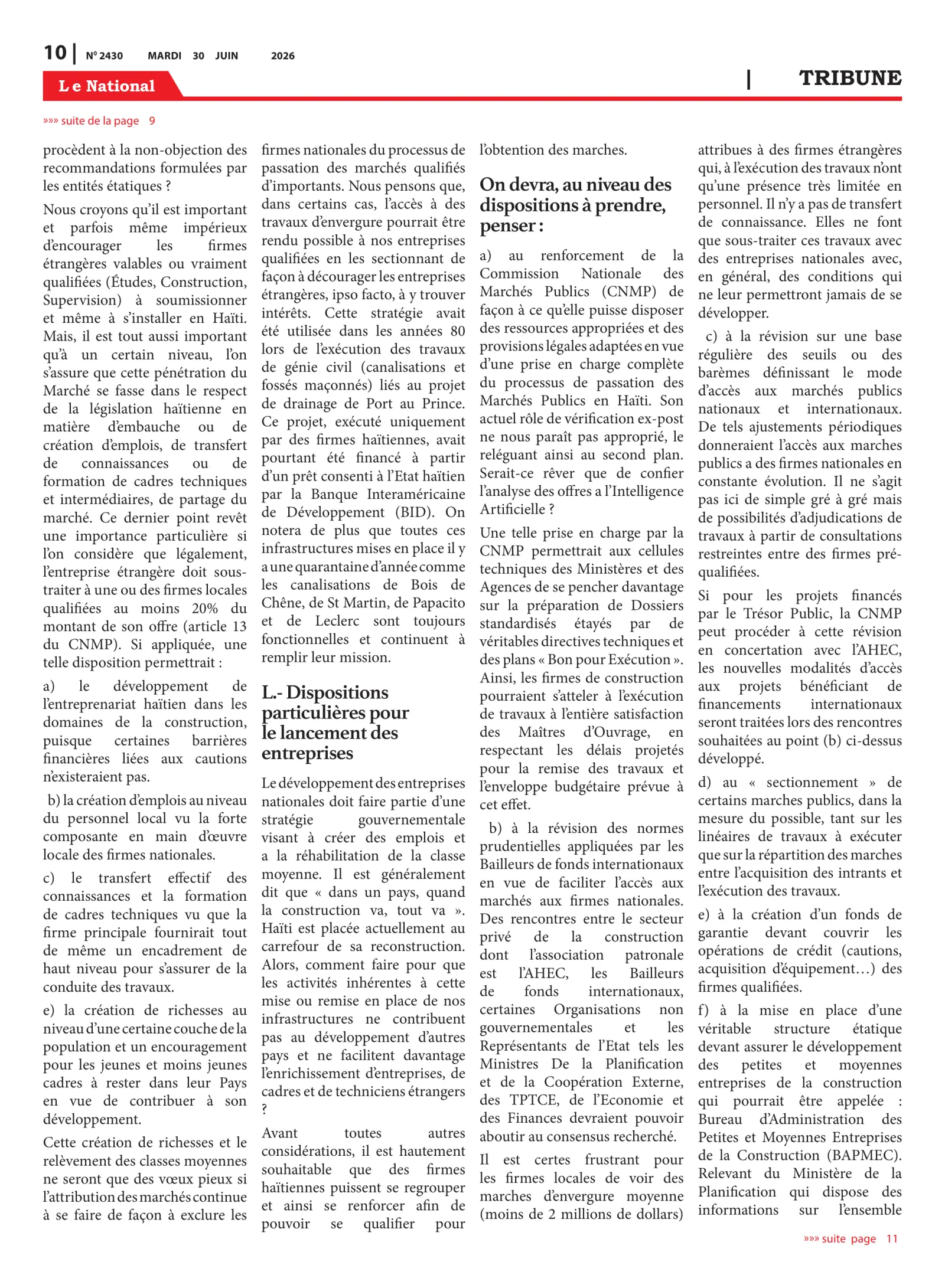 Page 10 de l'édition 2430