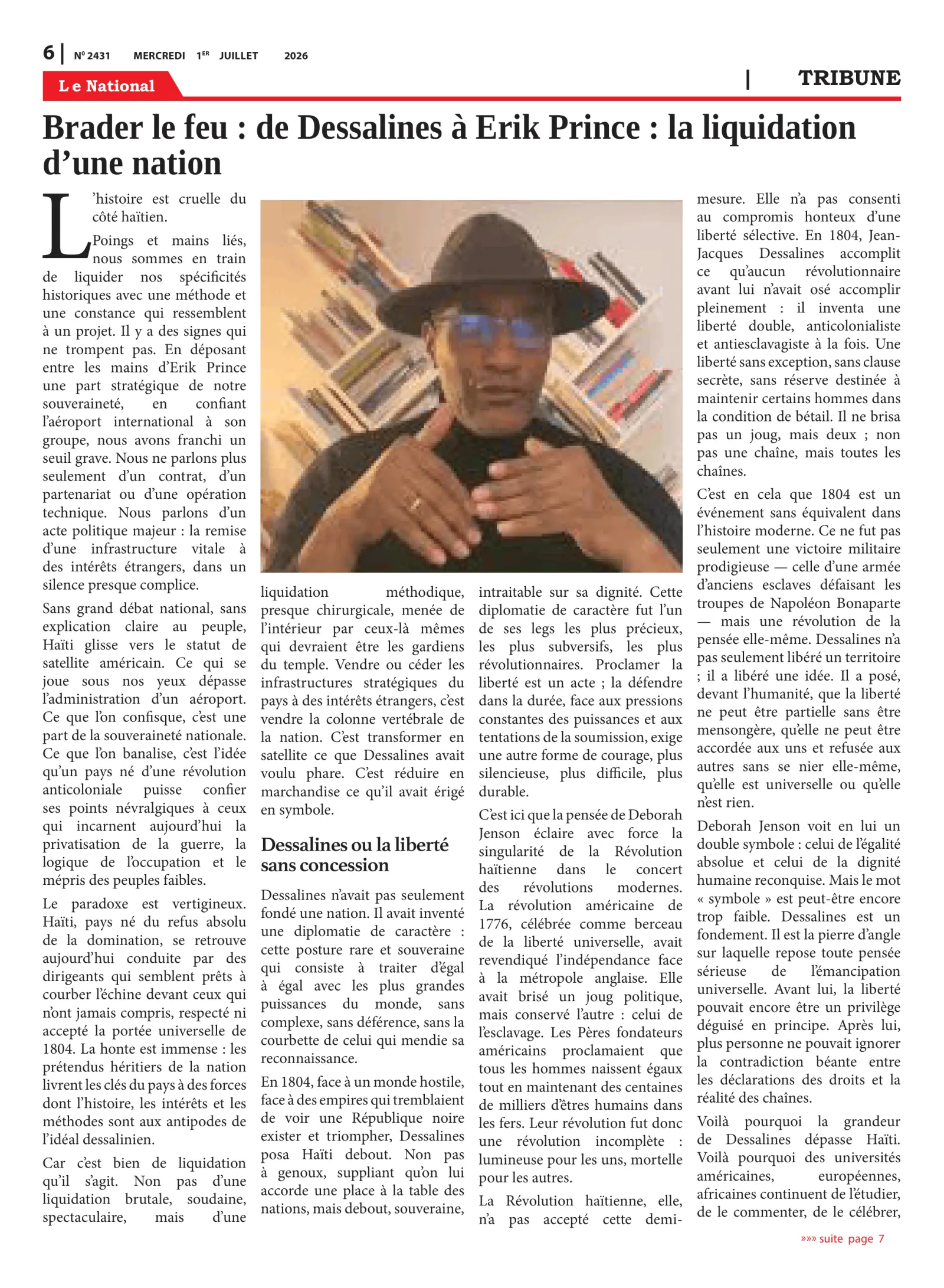 Page 6 de l'édition 2431