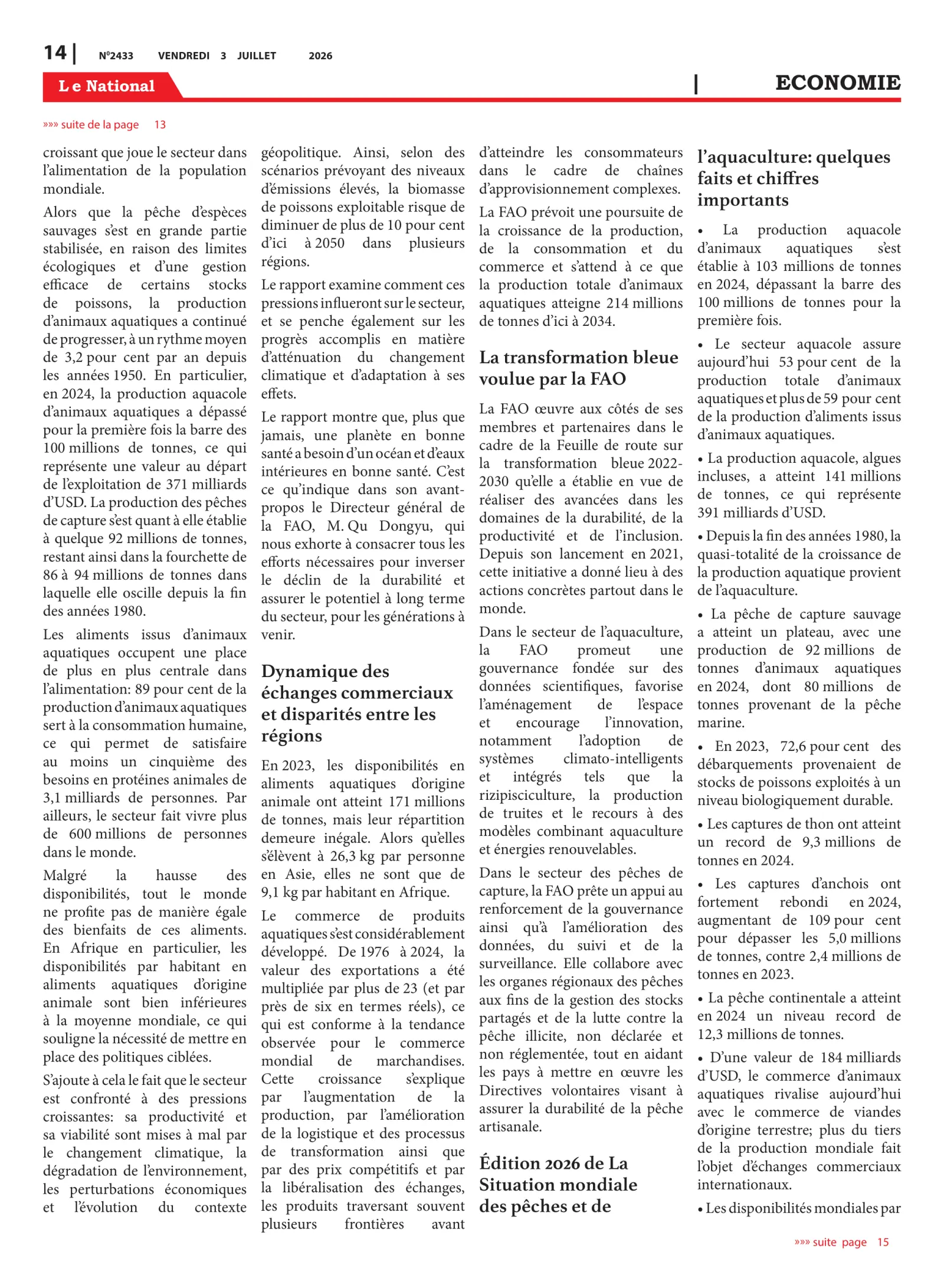 Page 14 de l'édition 2433