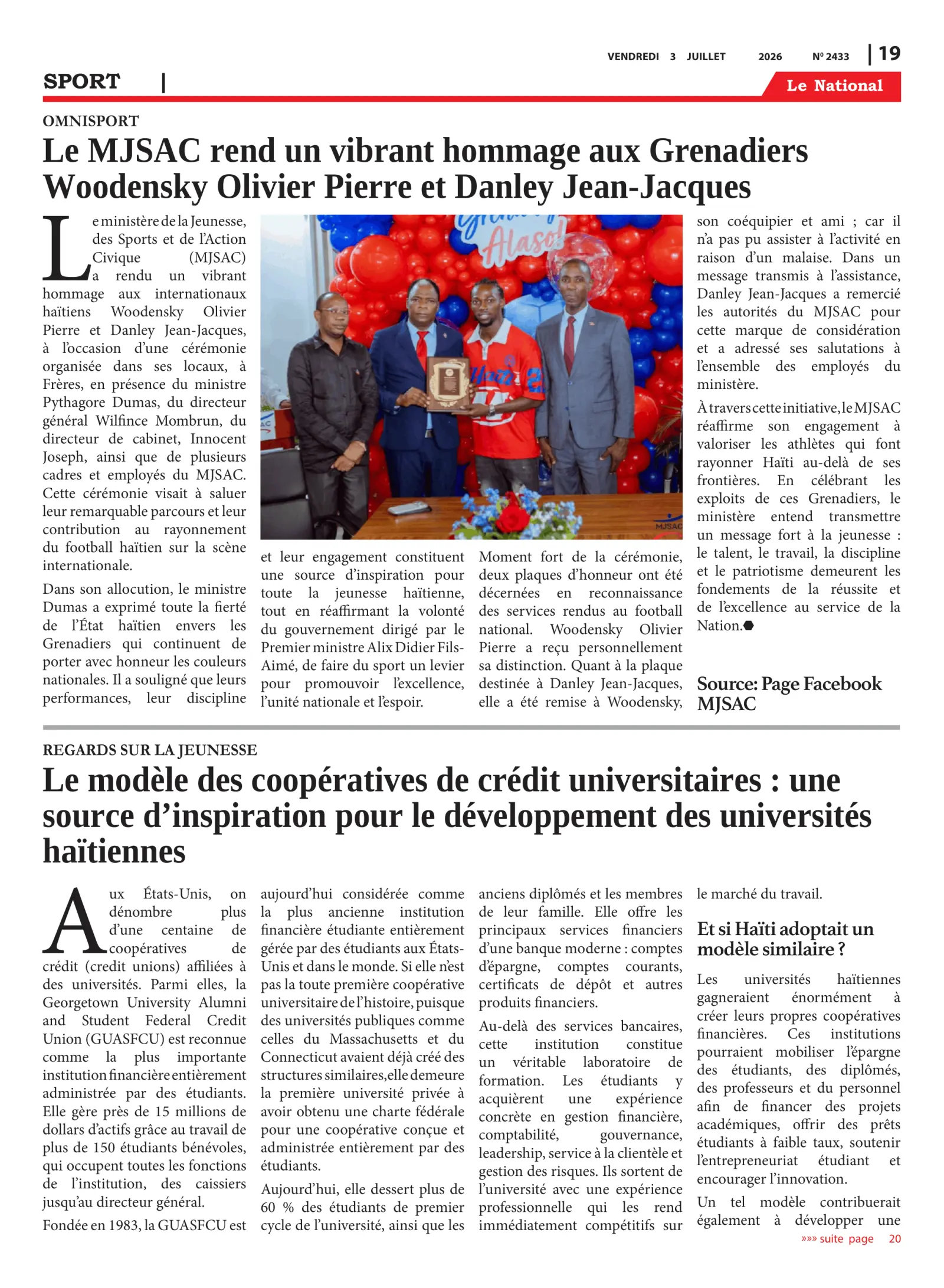 Page 19 de l'édition 2433