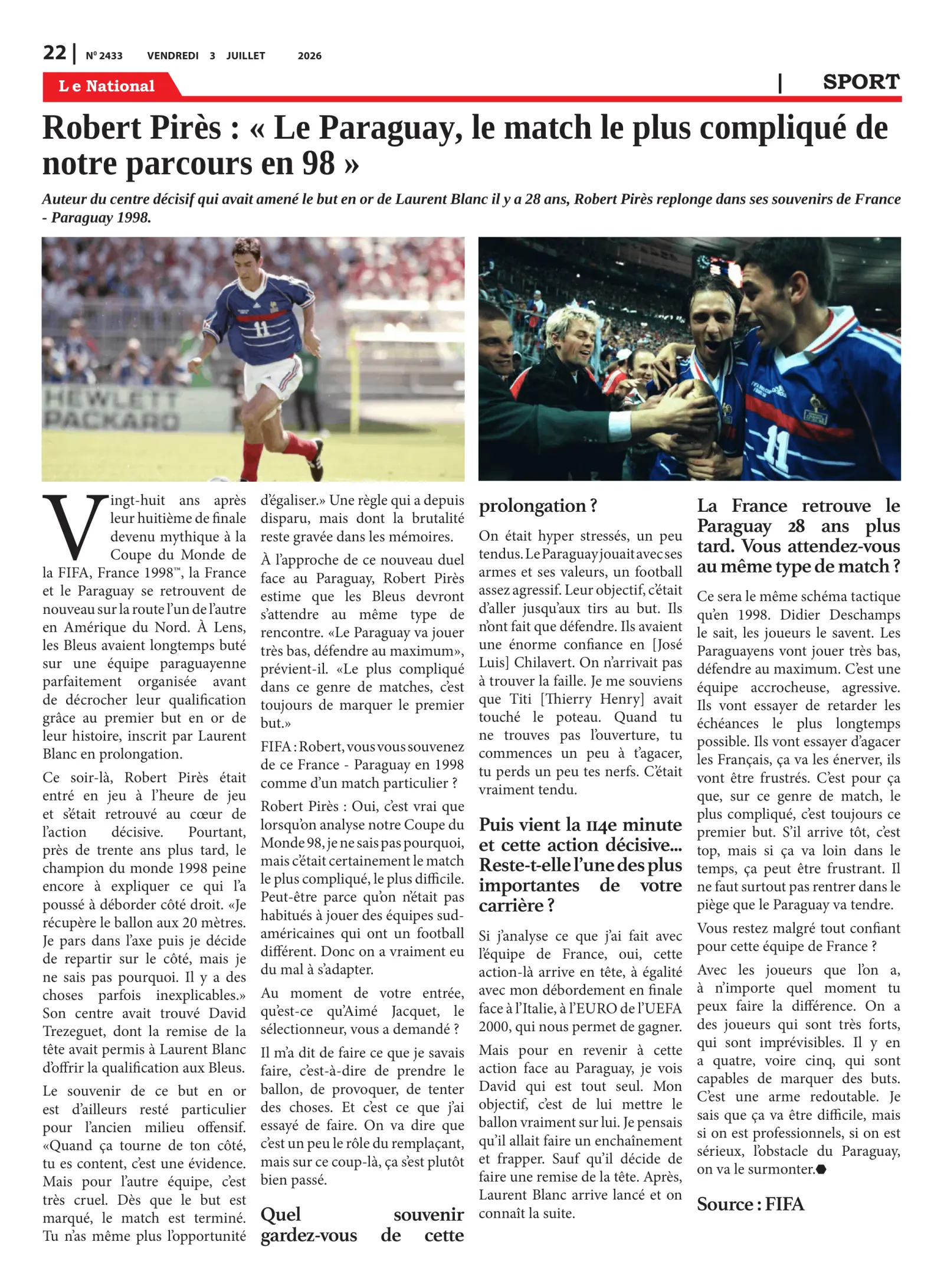 Page 22 de l'édition 2433