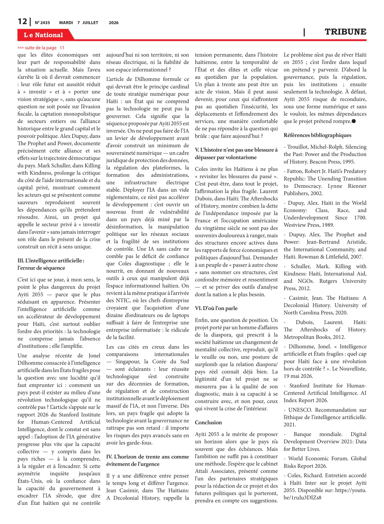 Page 12 de l'édition 2435