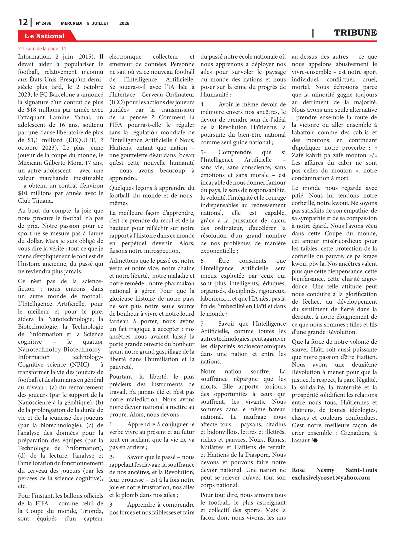 Page 12 de l'édition 2436