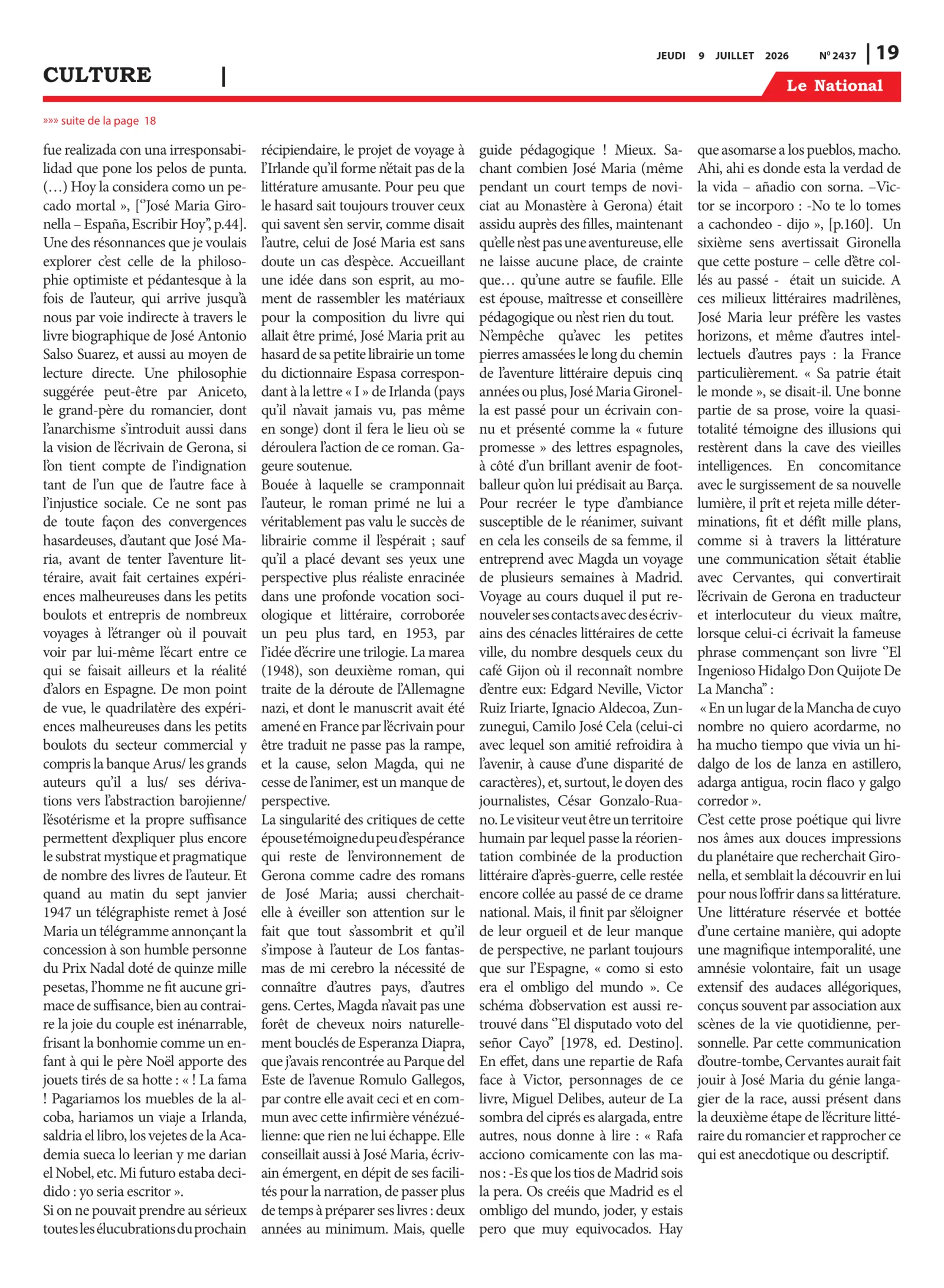 Page 19 de l'édition 2437