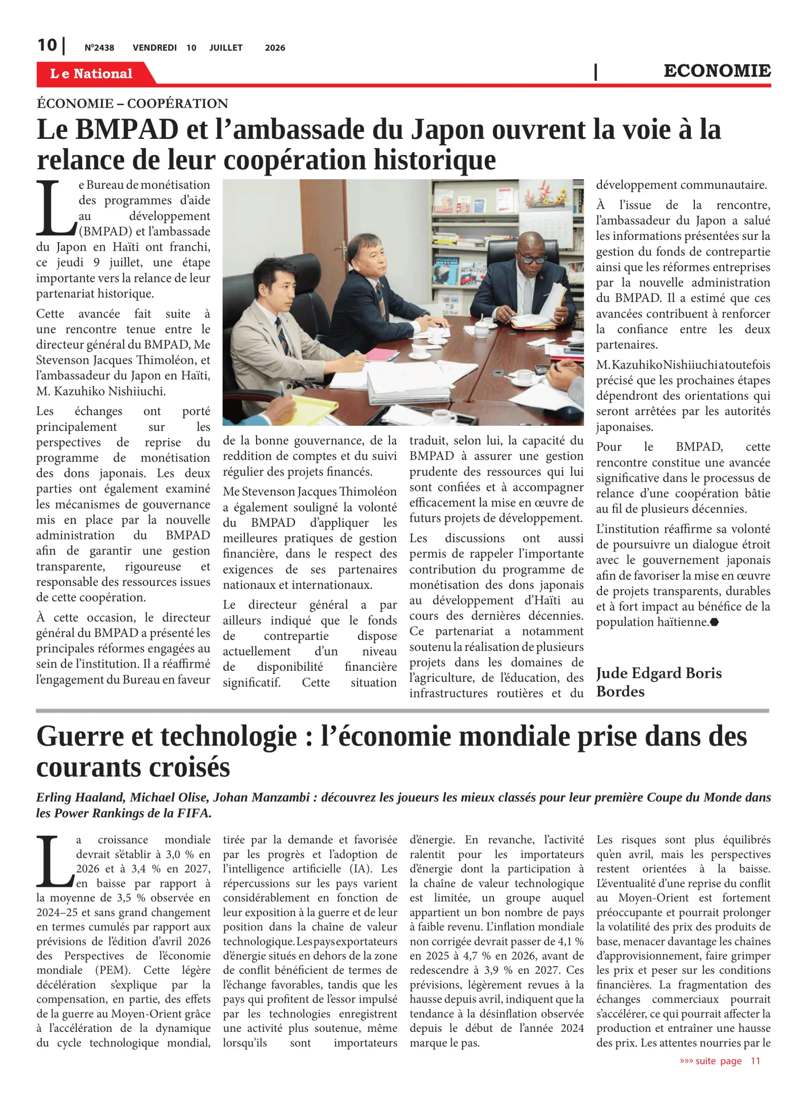 Page 10 de l'édition 2438