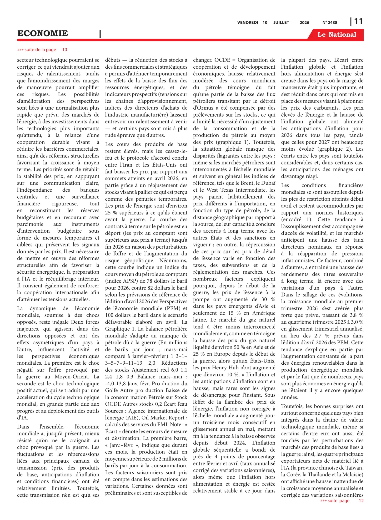 Page 11 de l'édition 2438
