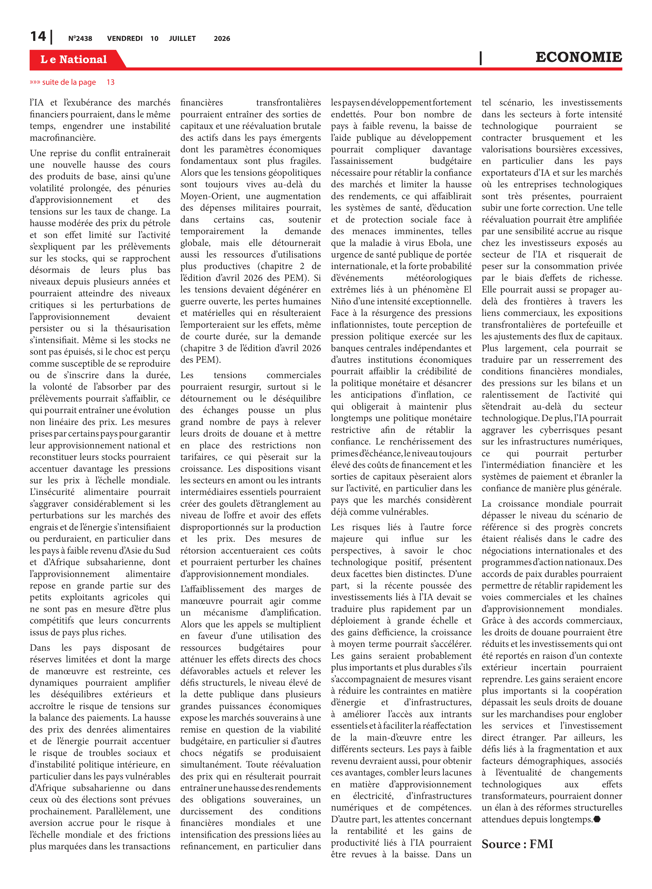 Page 14 de l'édition 2438