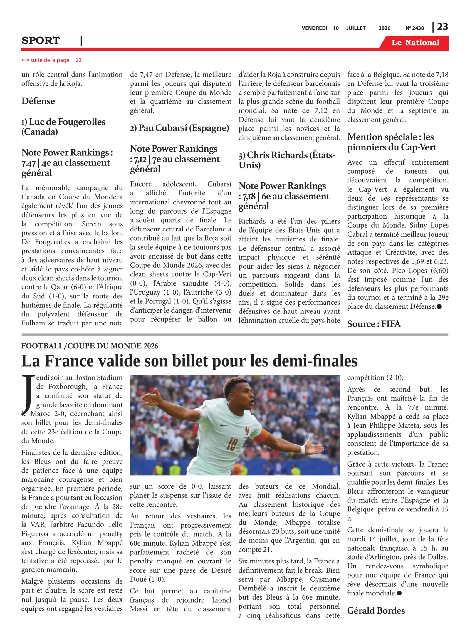 Page 23 de l'édition 2438