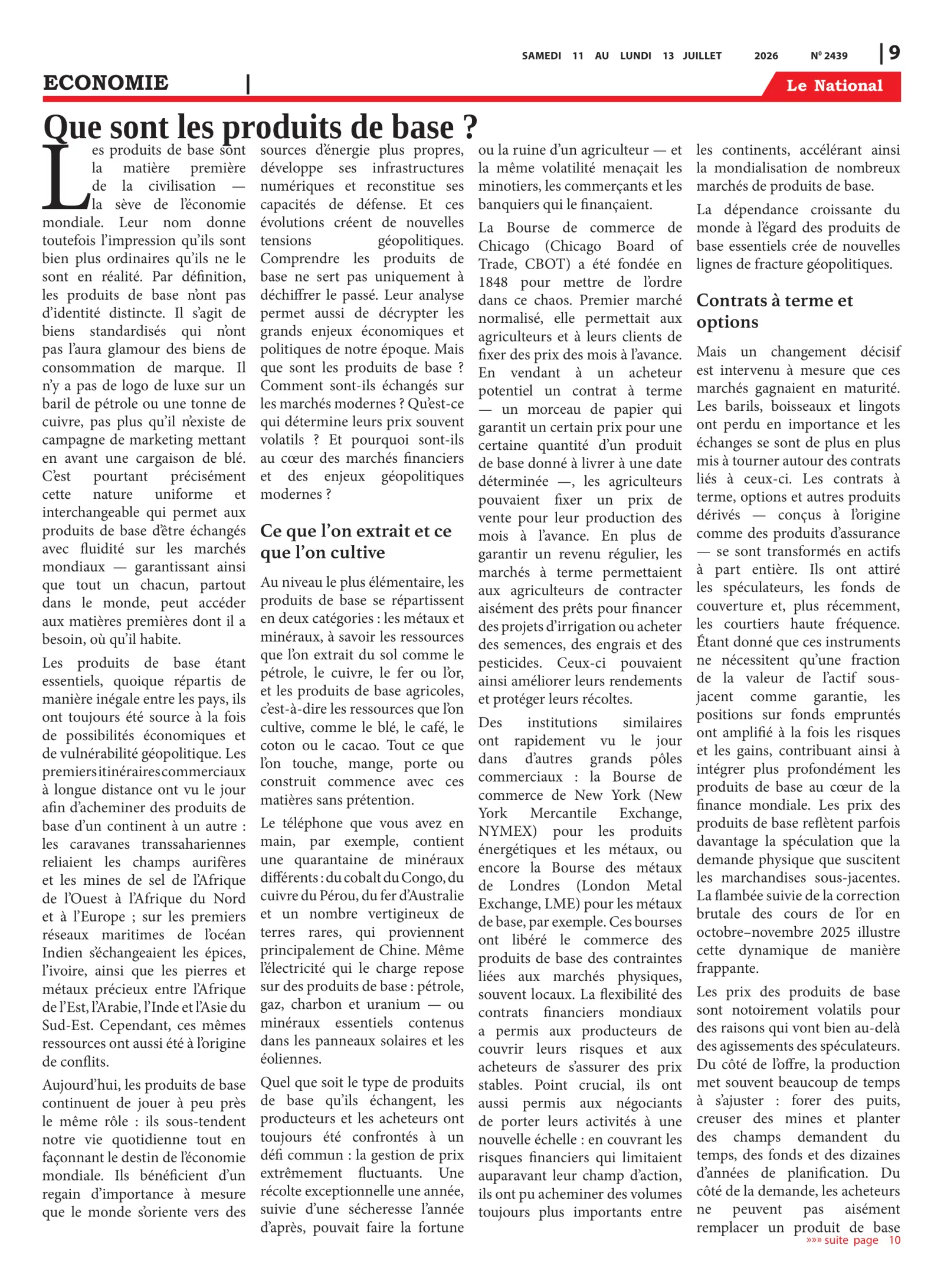 Page 9 de l'édition 2439
