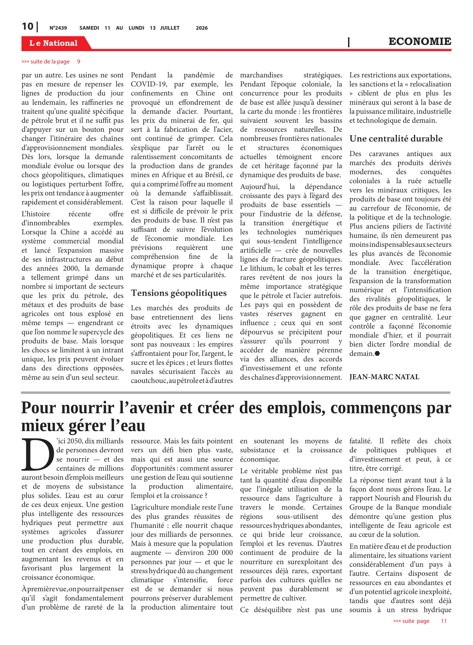 Page 10 de l'édition 2439