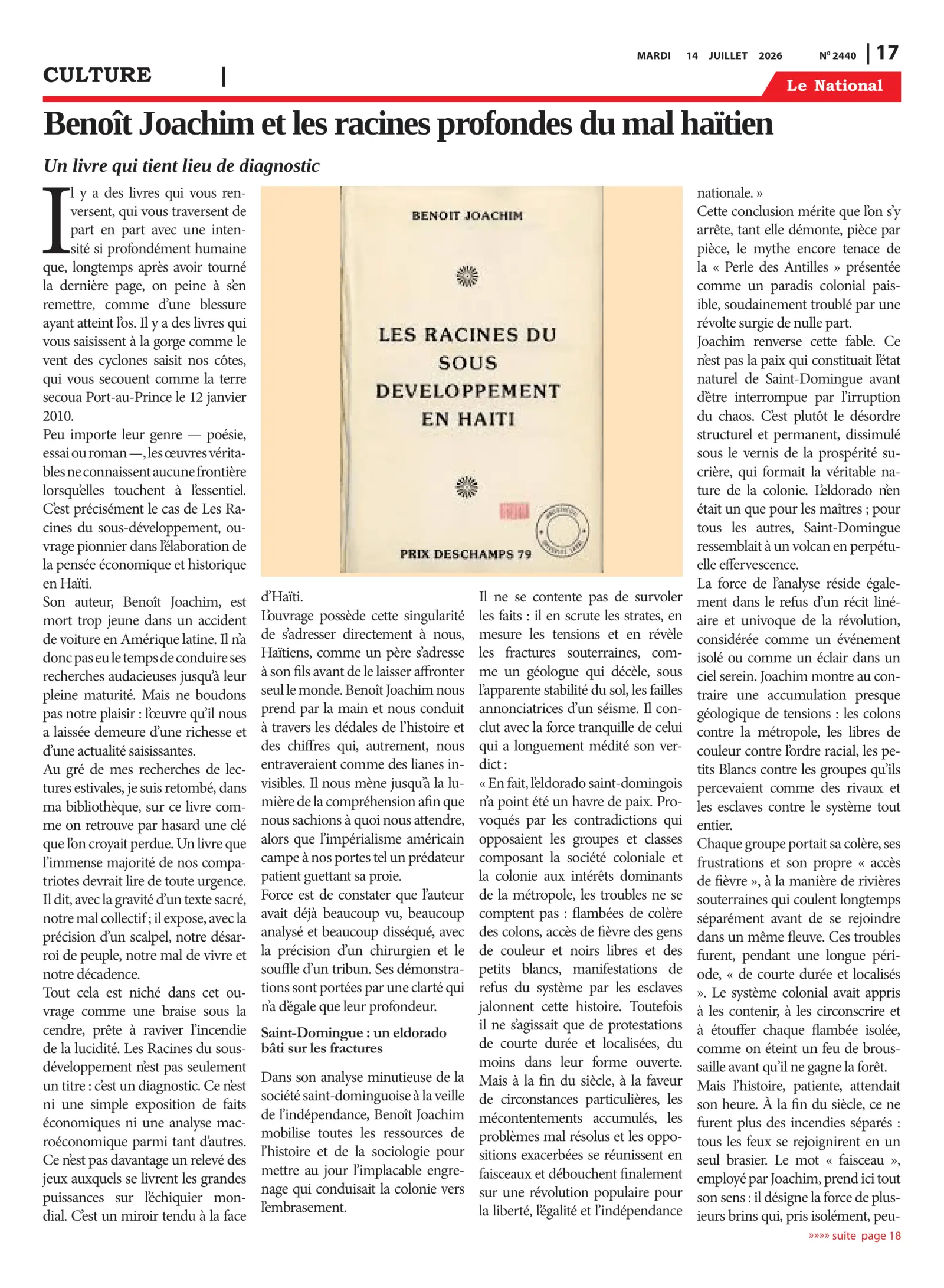 Page 17 de l'édition 2440