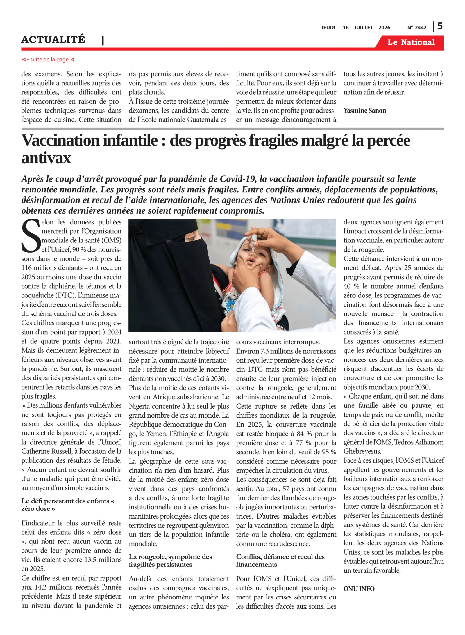 Page 5 de l'édition 2442