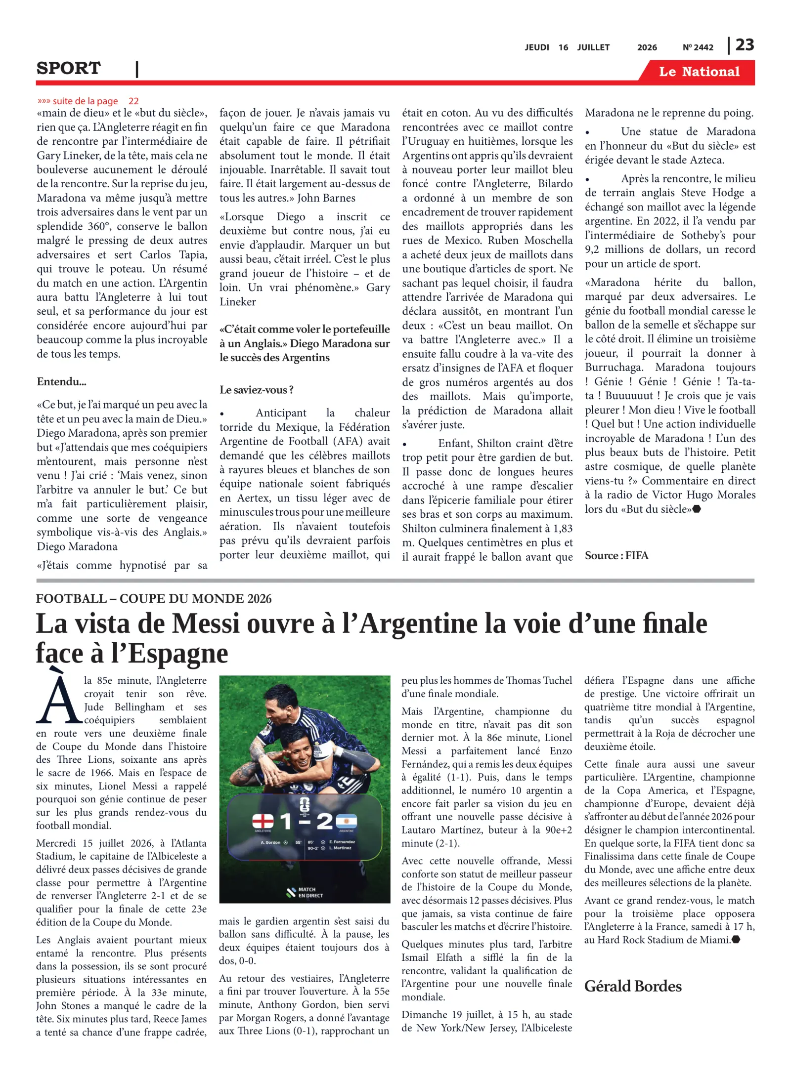 Page 23 de l'édition 2442