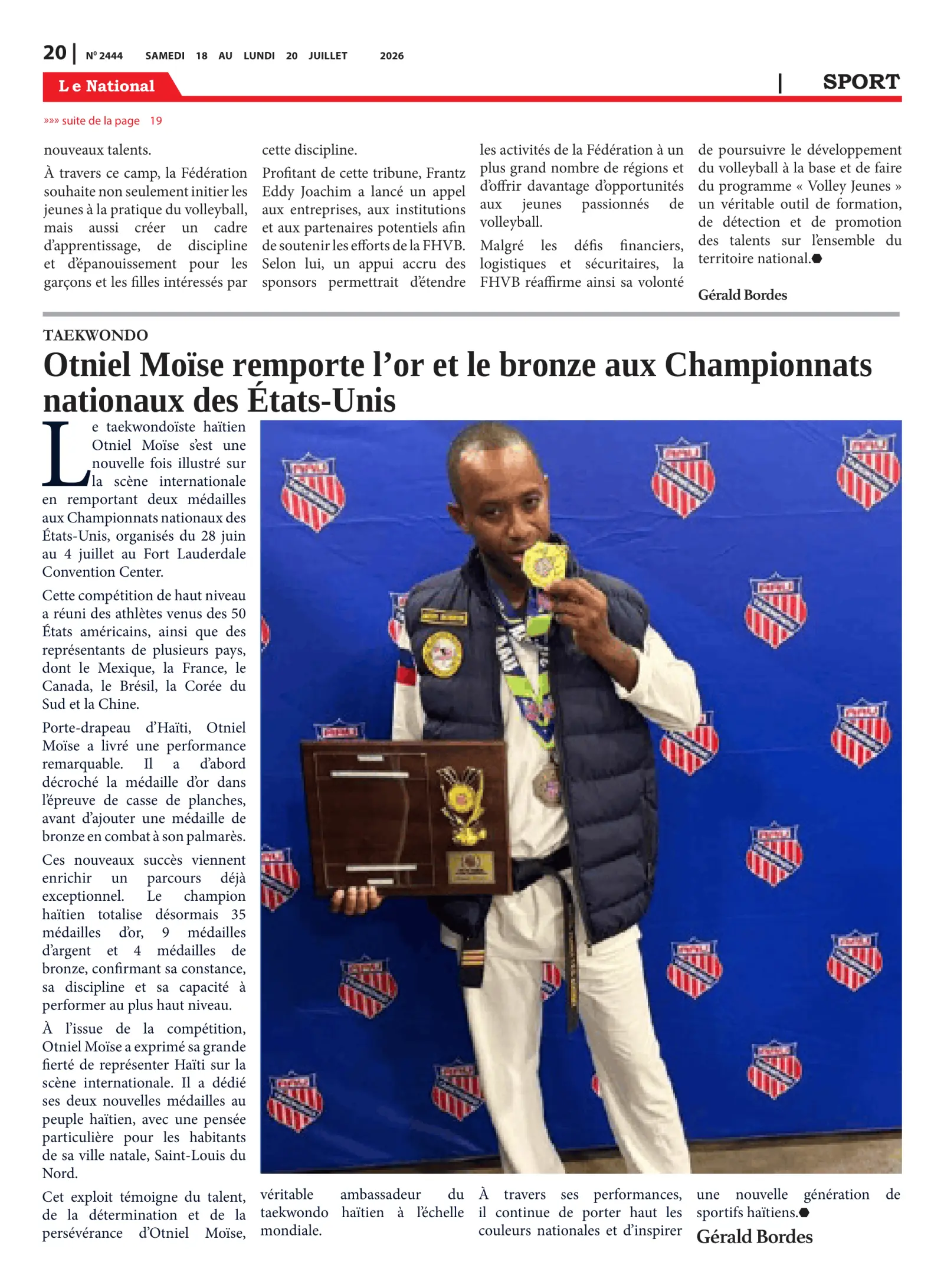 Page 20 de l'édition 2444