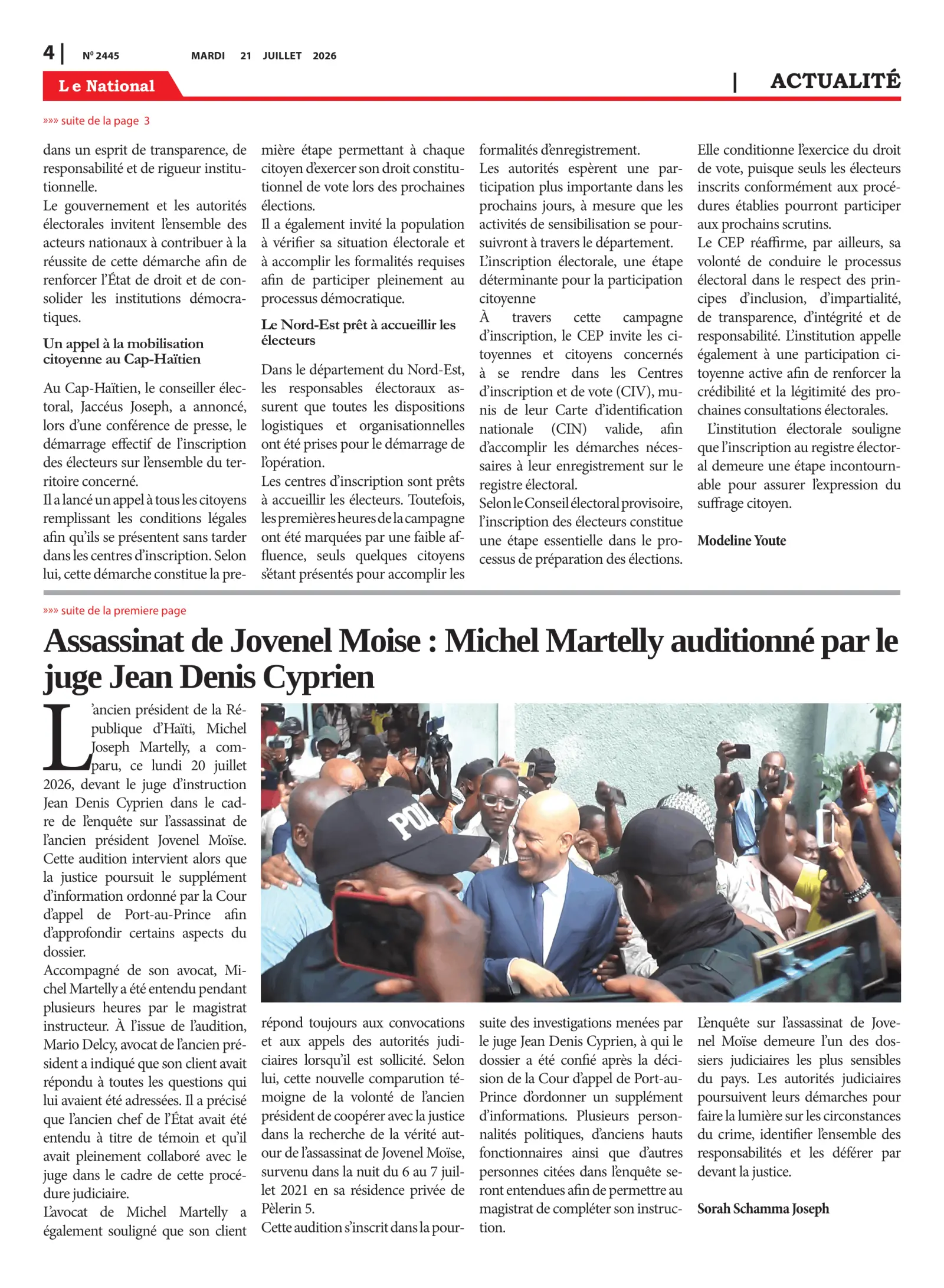 Page 4 de l'édition 2445