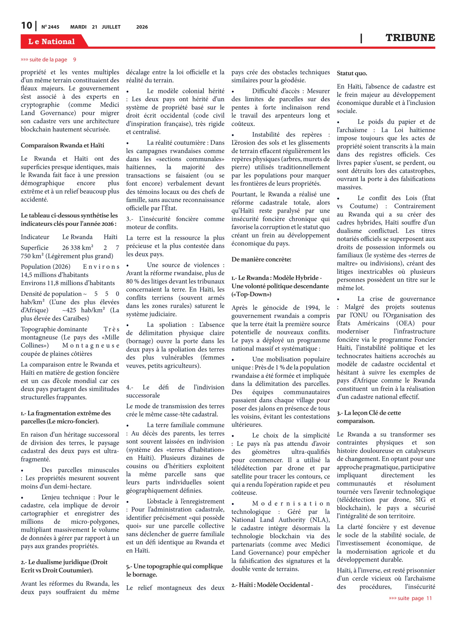 Page 10 de l'édition 2445