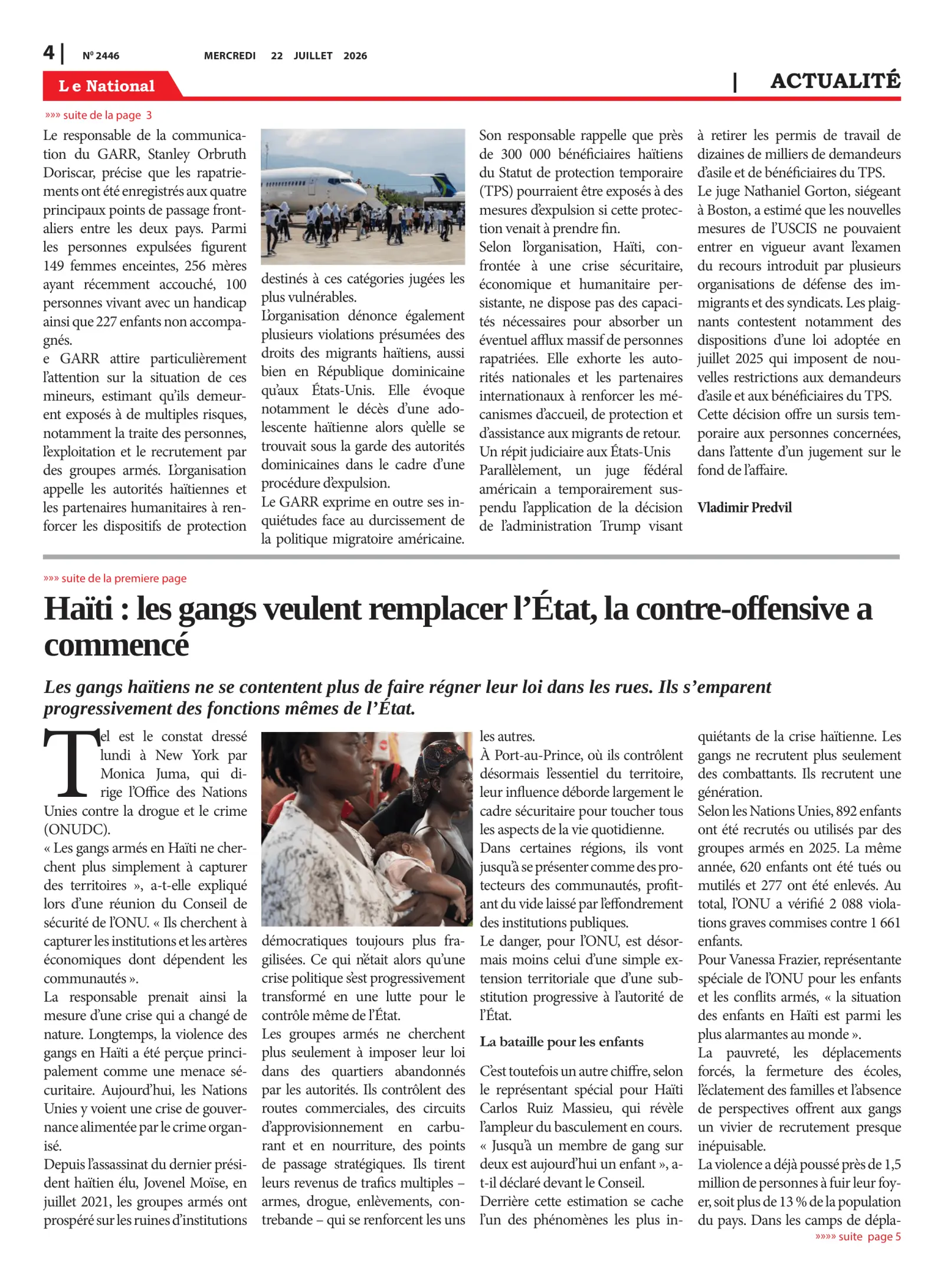 Page 4 de l'édition 2446