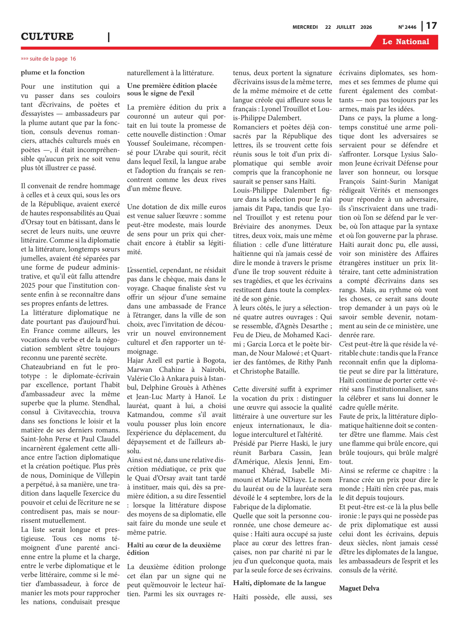 Page 17 de l'édition 2446