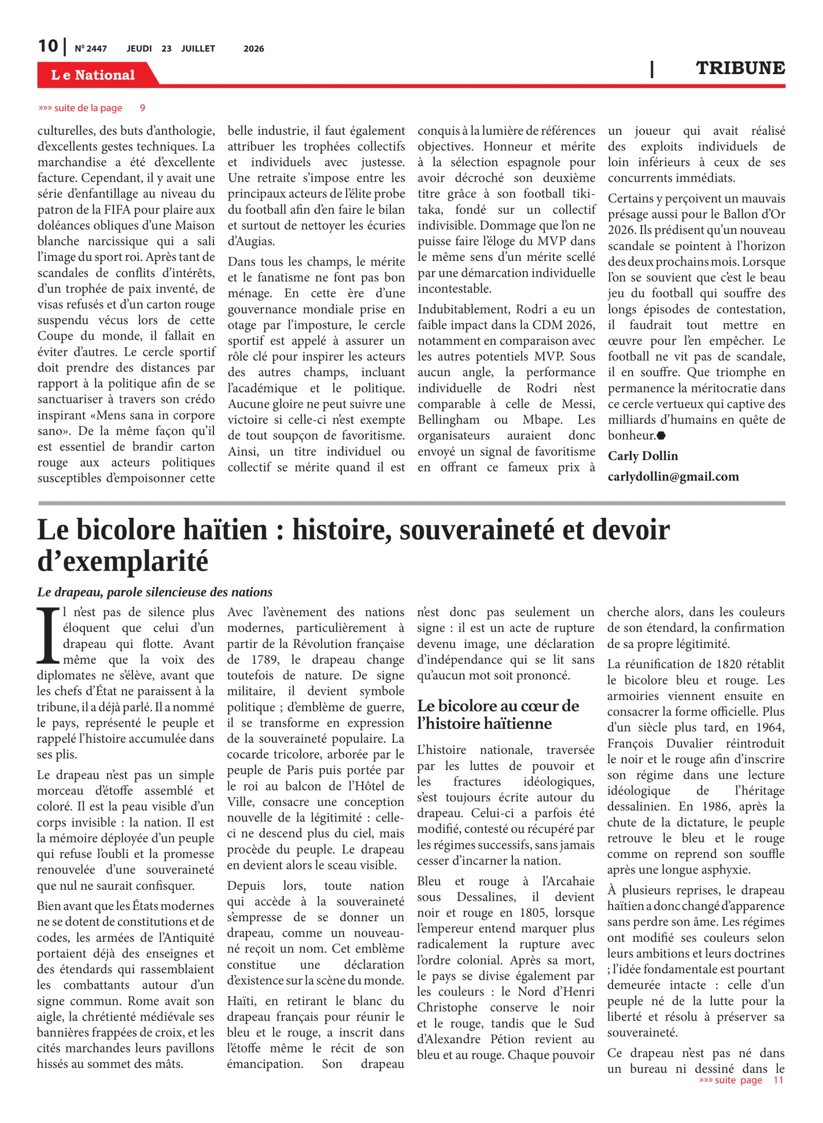 Page 10 de l'édition 2447