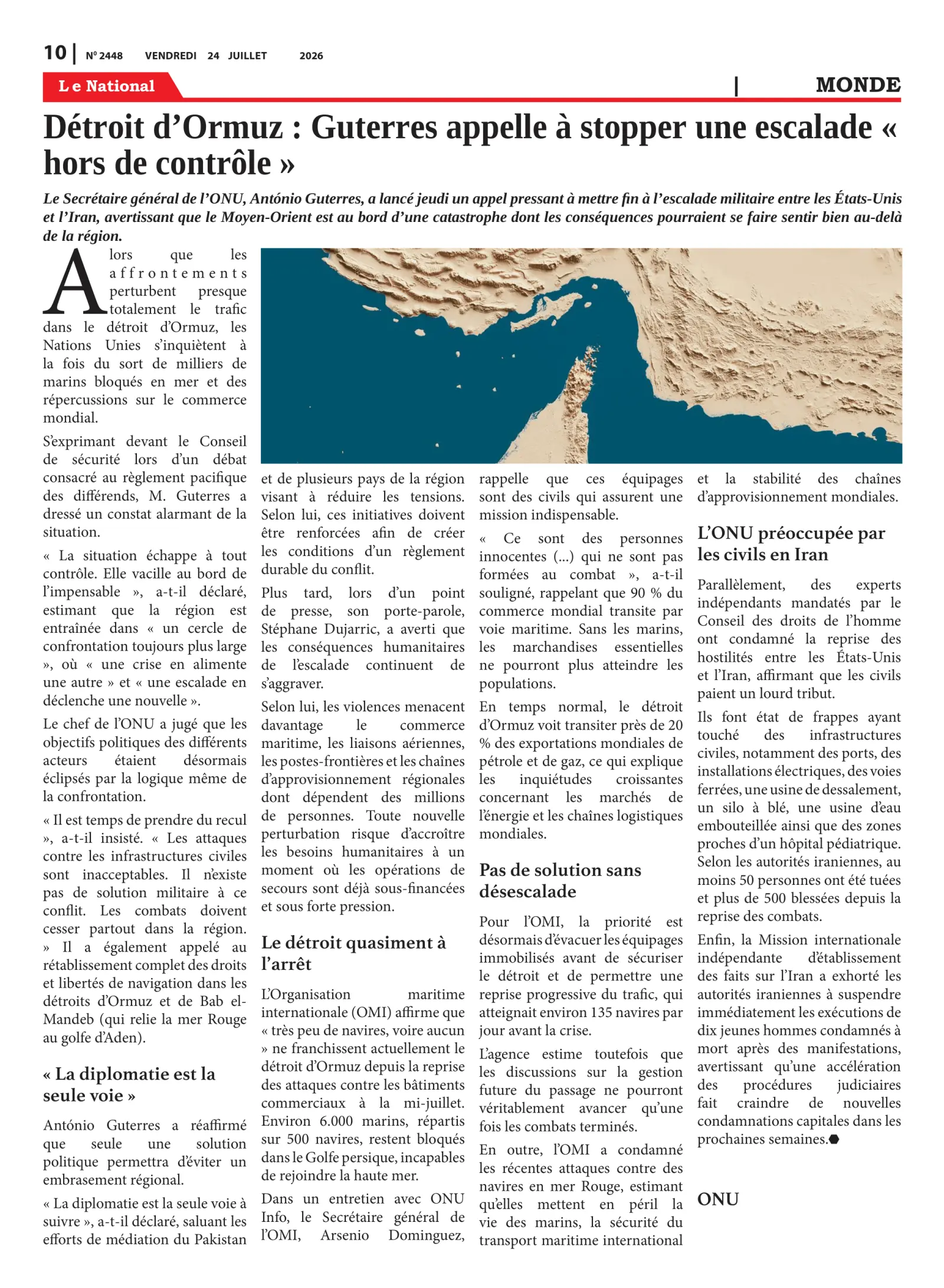 Page 10 de l'édition 2448