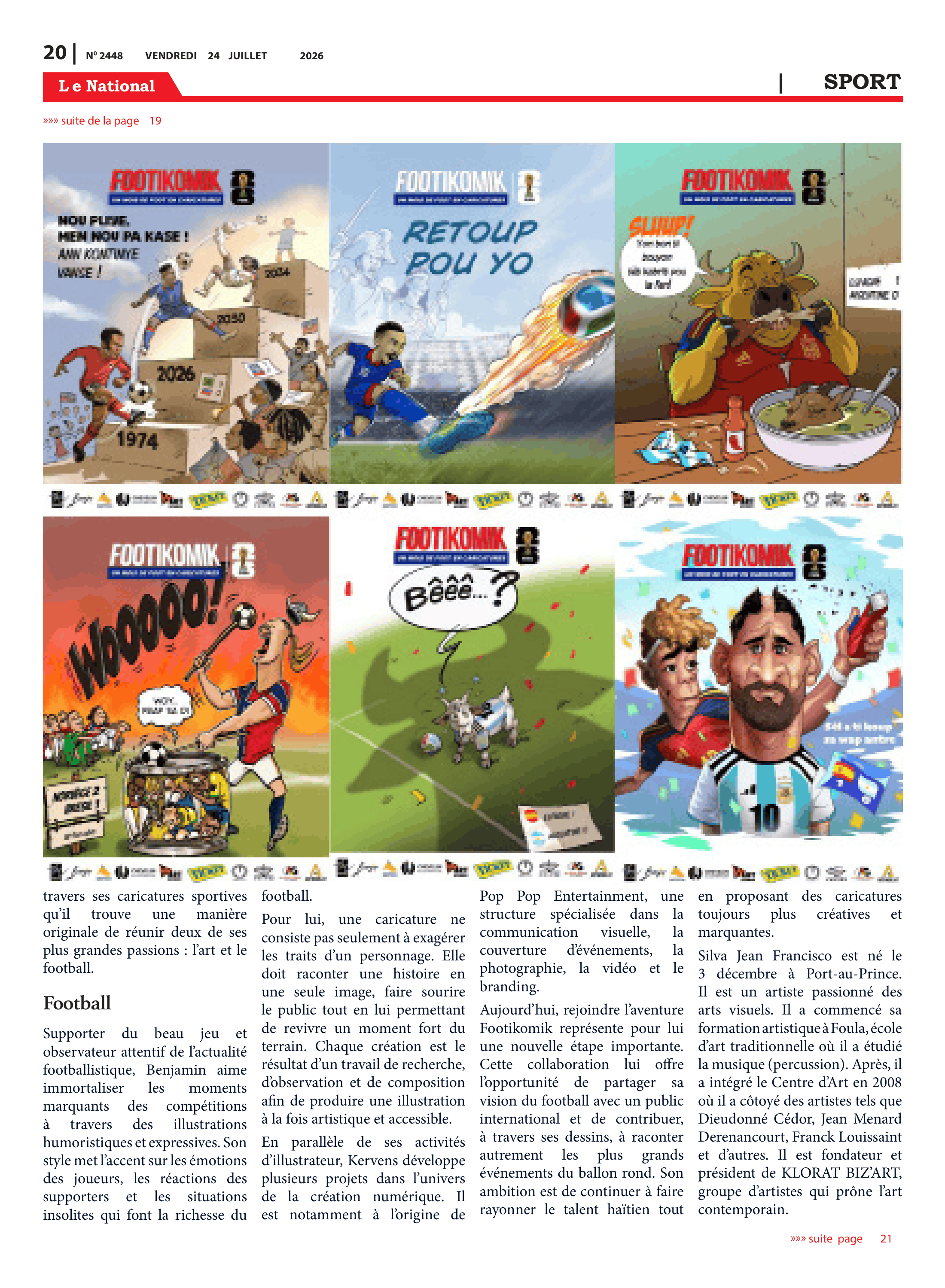 Page 20 de l'édition 2448