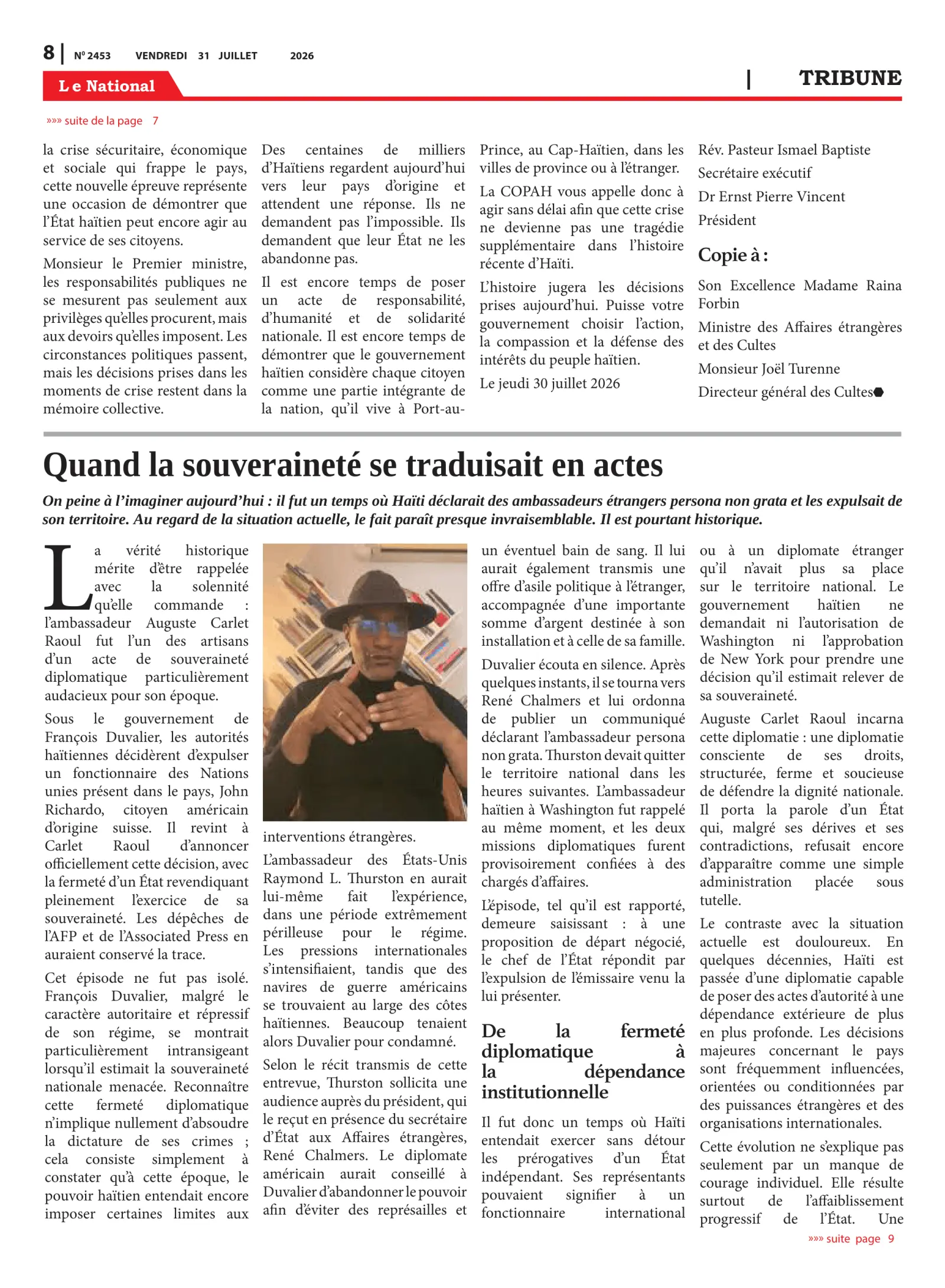 Page 8 de l'édition 2453