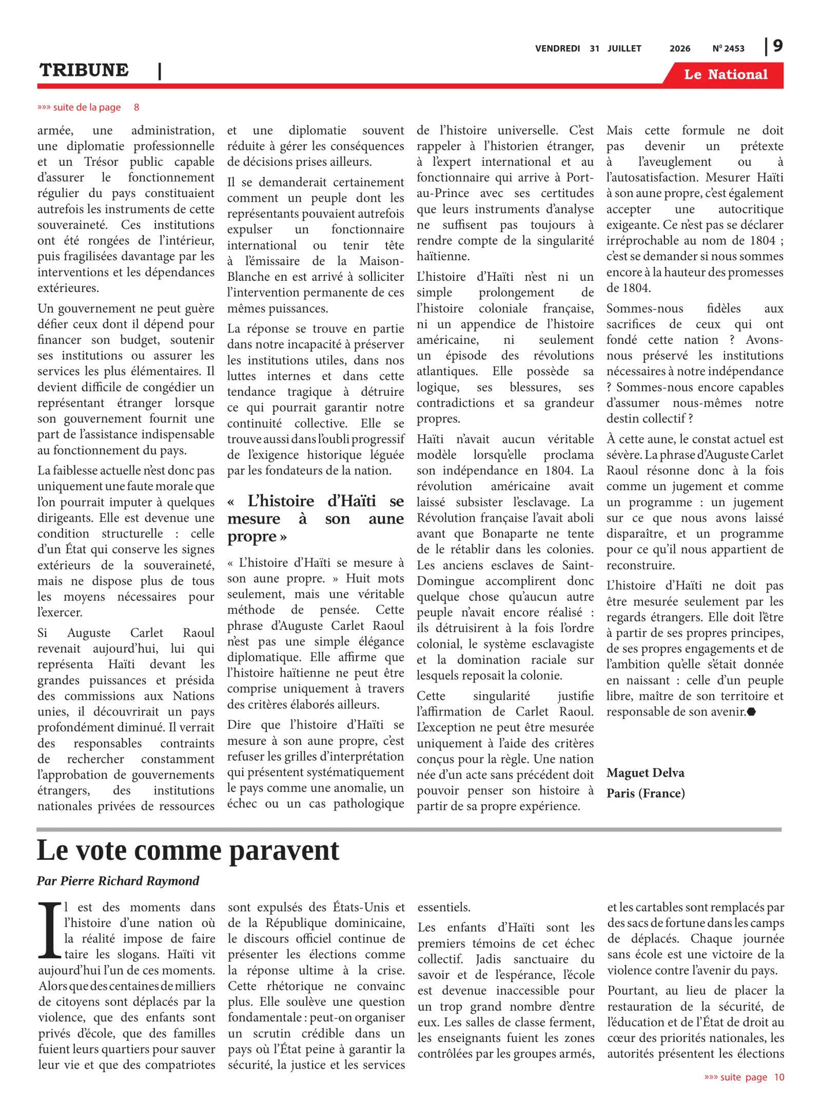 Page 9 de l'édition 2453