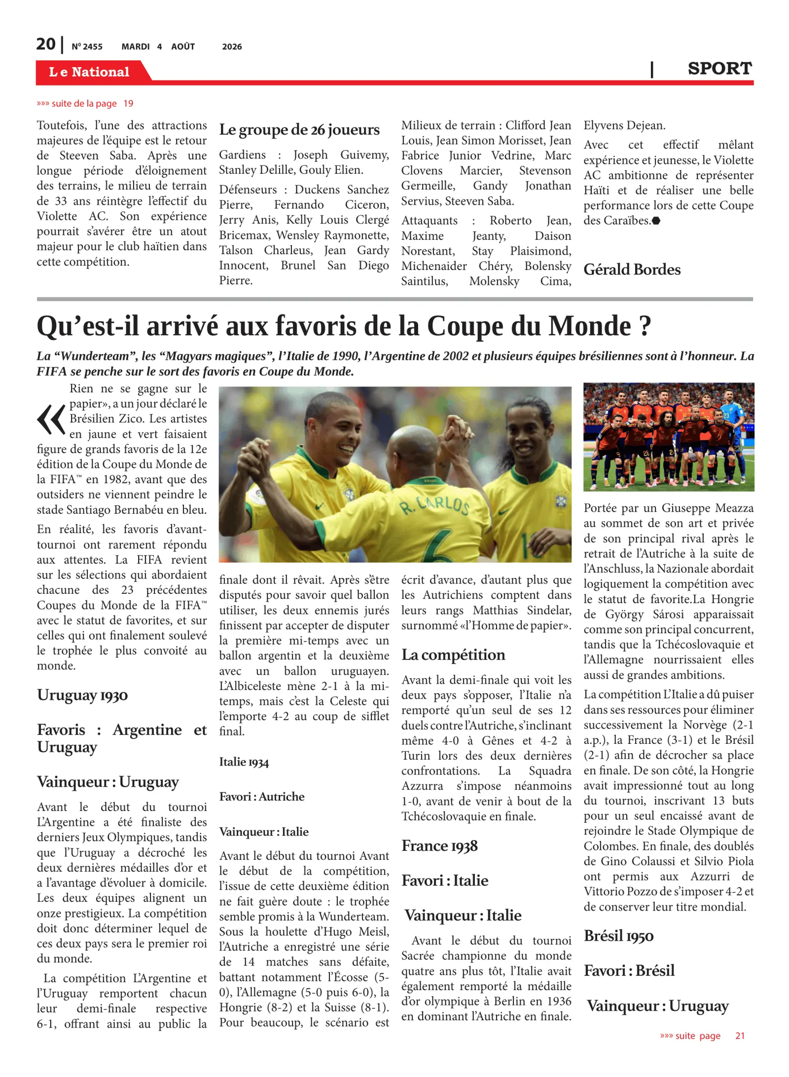 Page 20 de l'édition 2455
