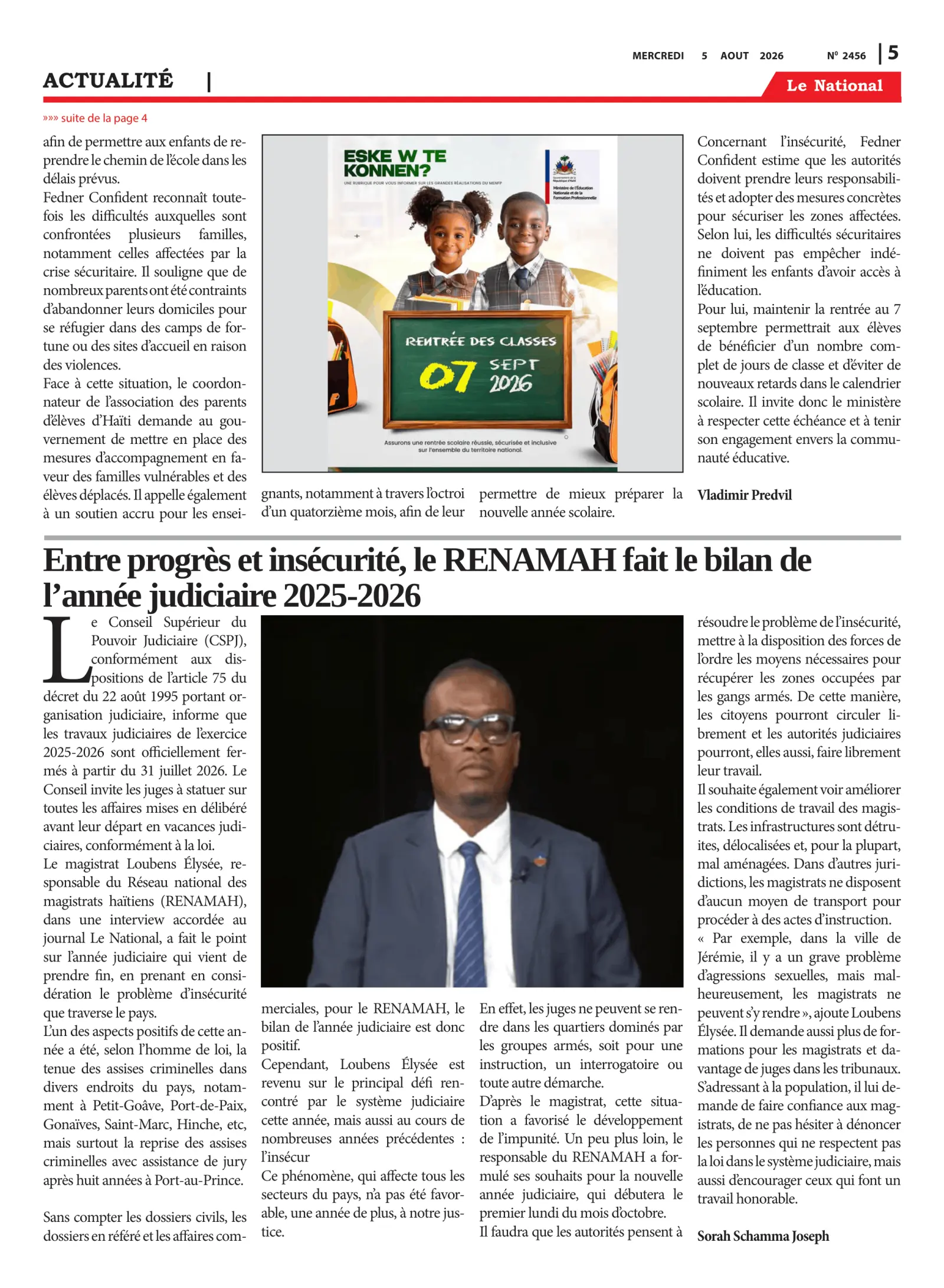 Page 5 de l'édition 2456
