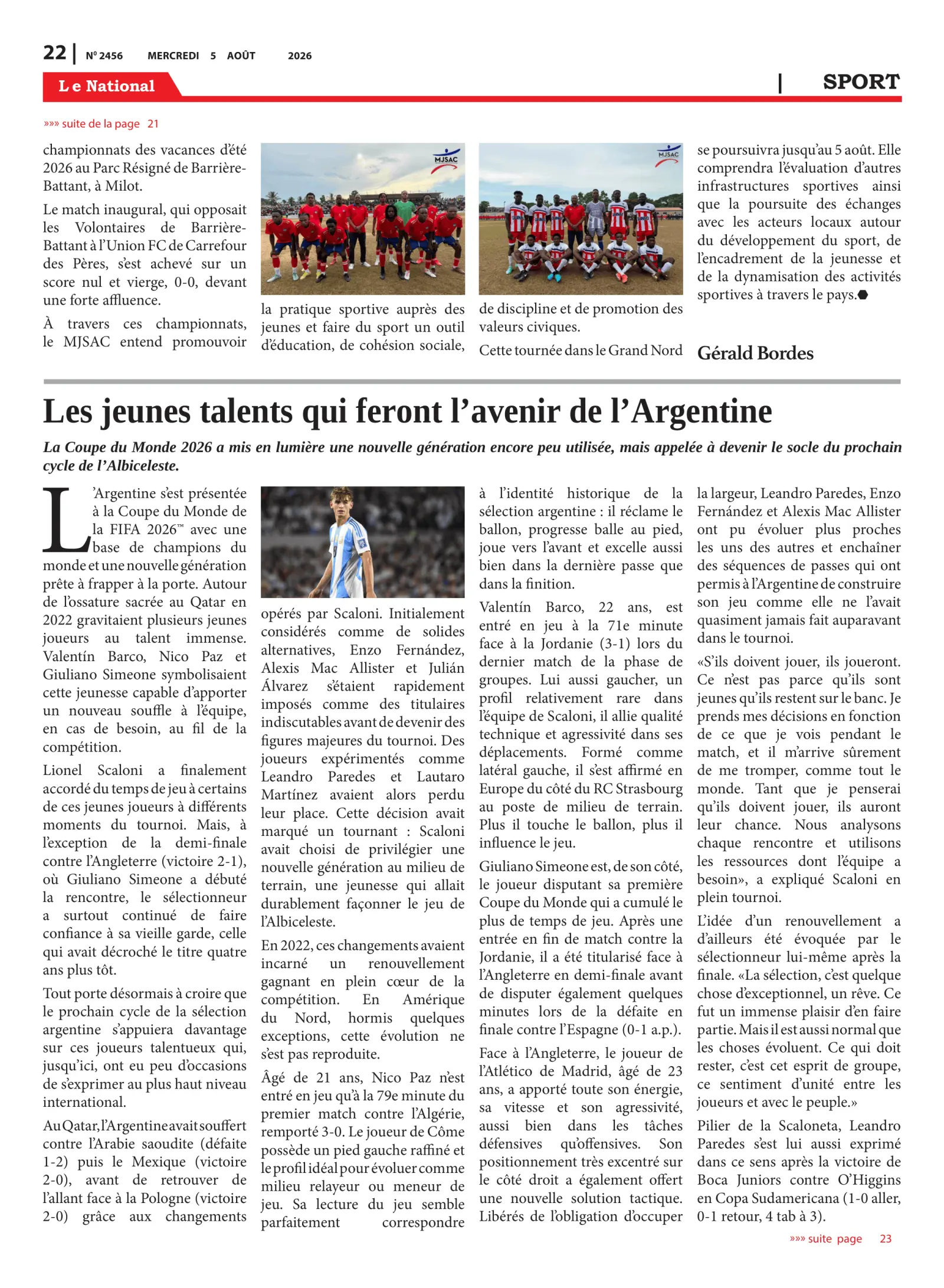 Page 22 de l'édition 2456