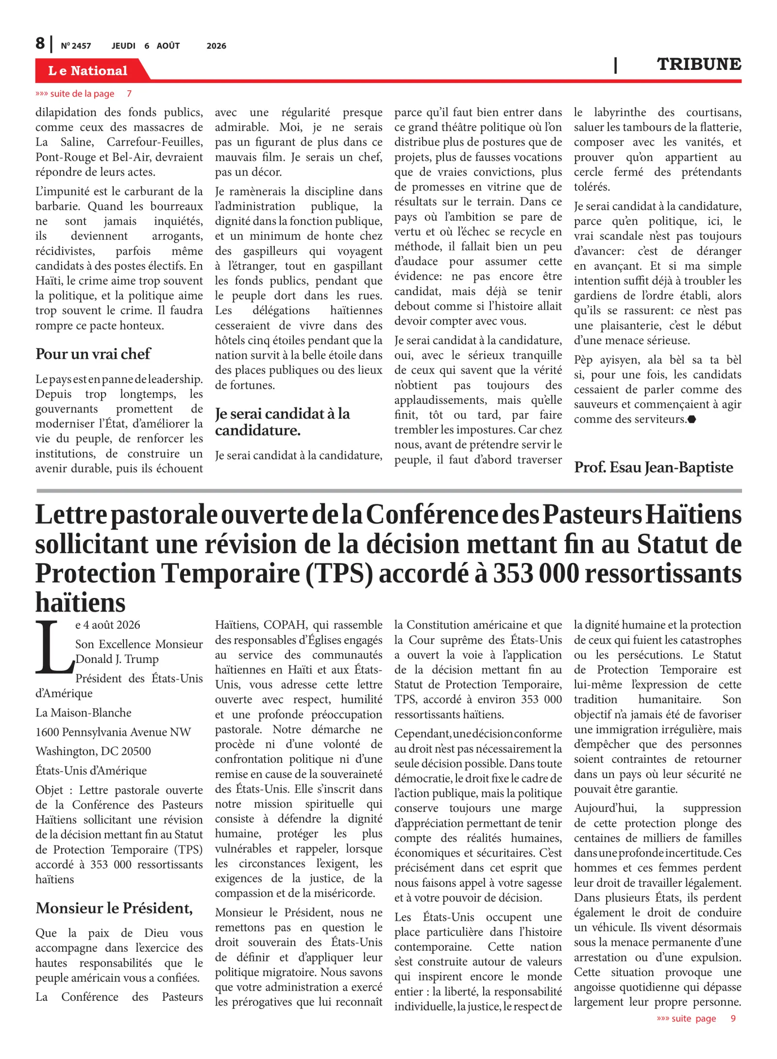 Page 8 de l'édition 2457