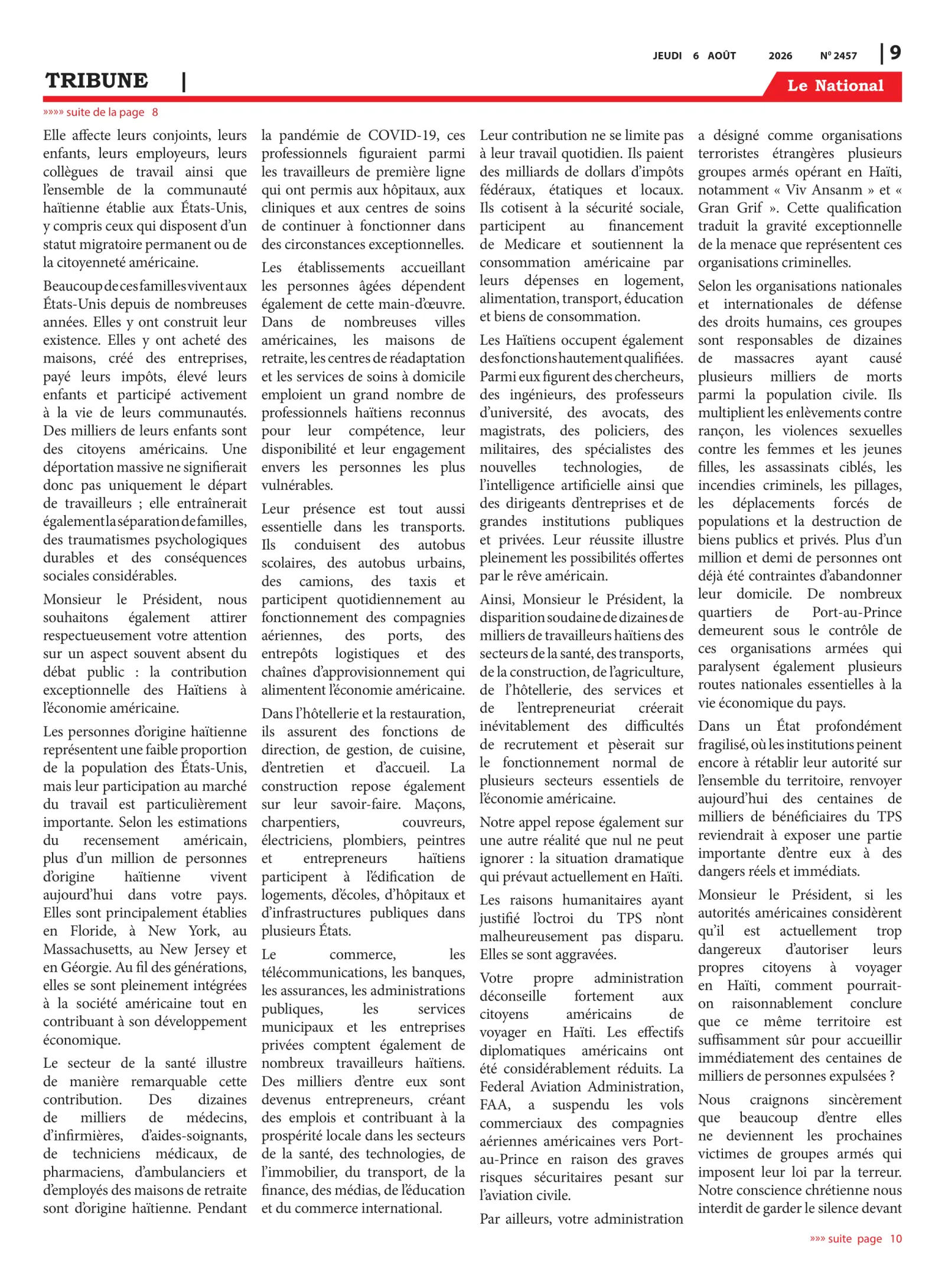 Page 9 de l'édition 2457