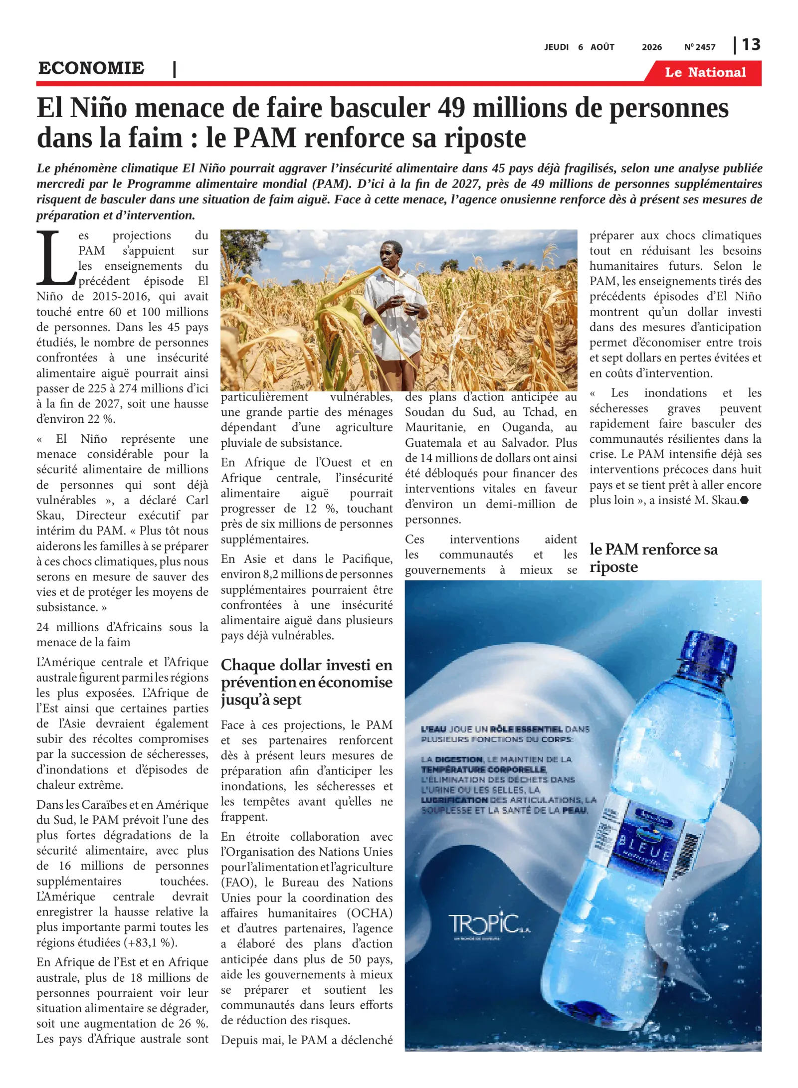 Page 12 de l'édition 2457