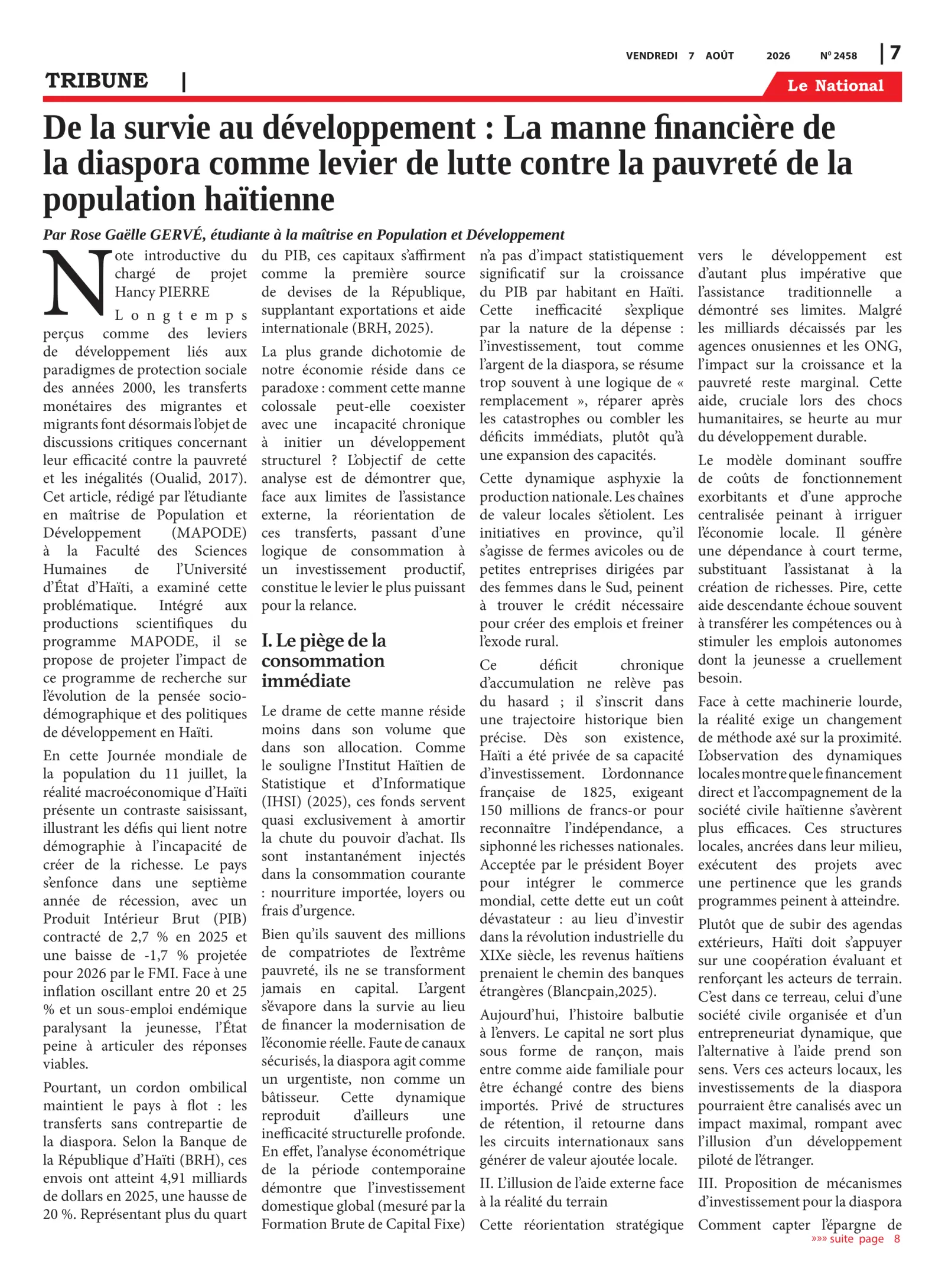 Page 7 de l'édition 2458