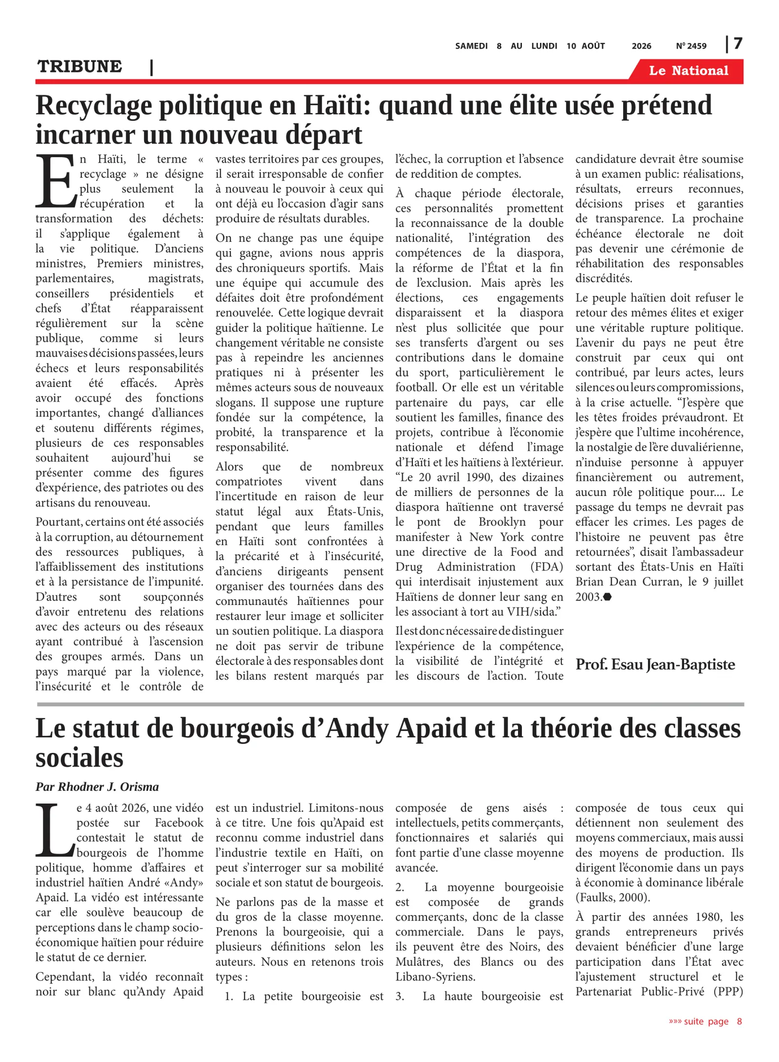 Page 7 de l'édition 2459