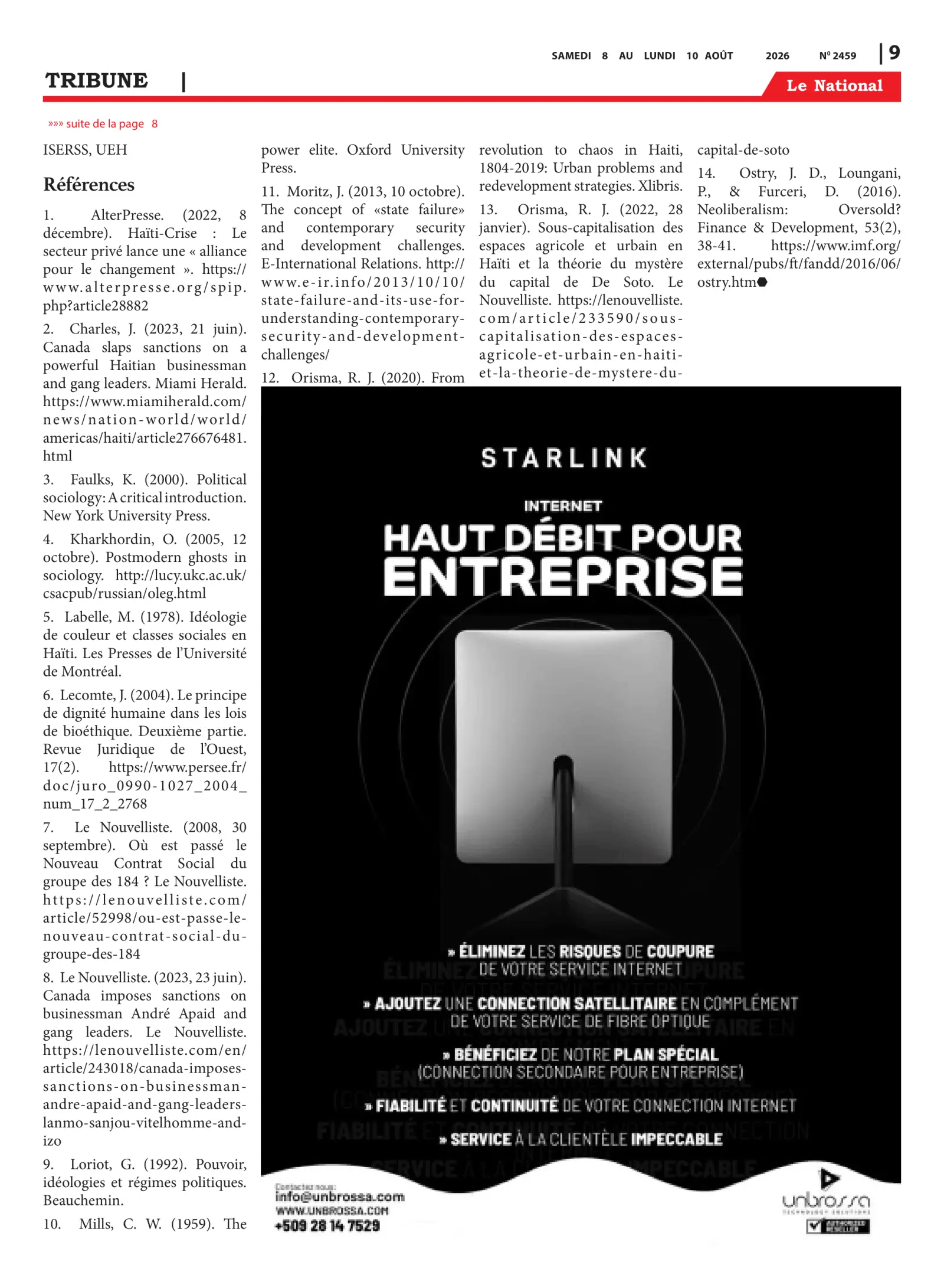 Page 9 de l'édition 2459