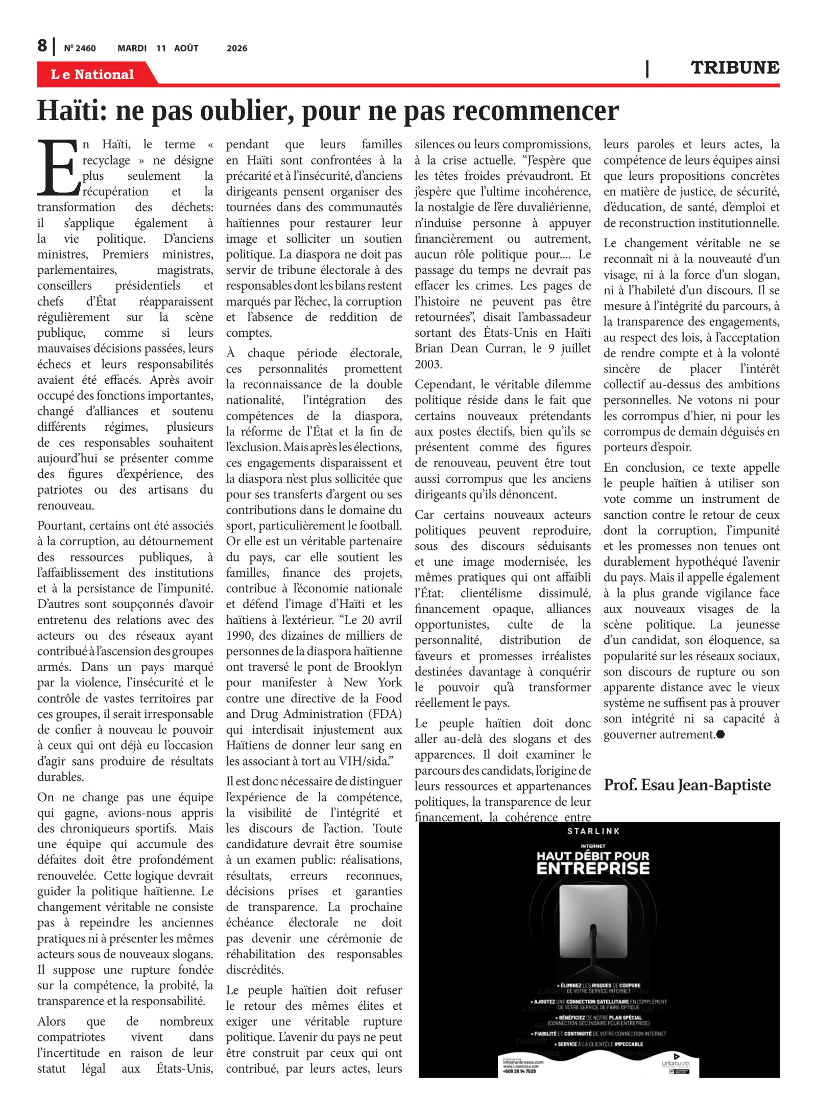 Page 8 de l'édition 2460