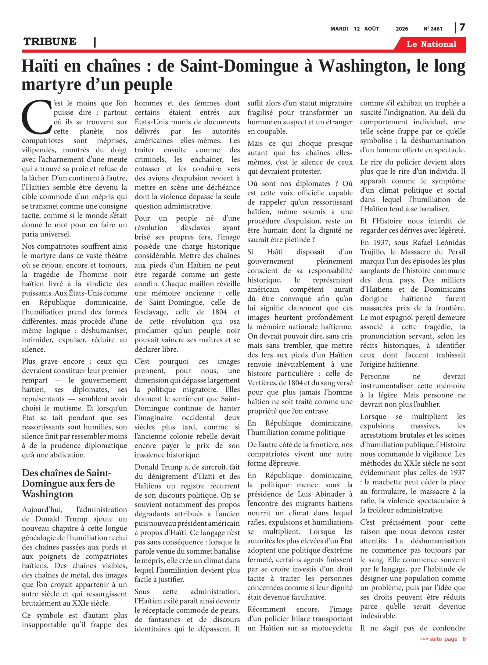 Page 7 de l'édition 2461