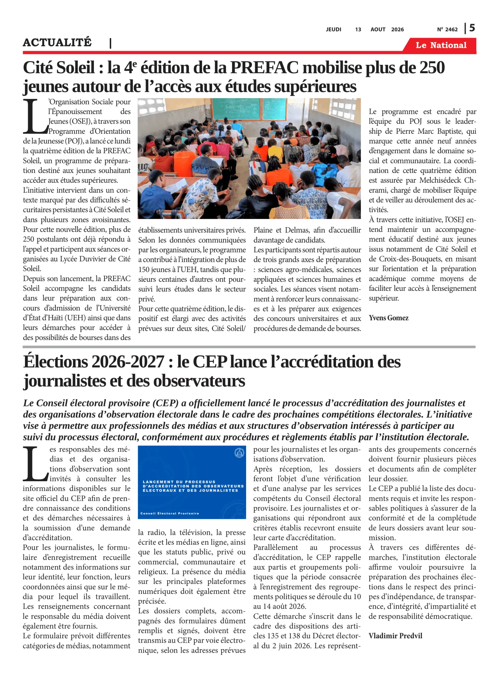 Page 5 de l'édition 2462