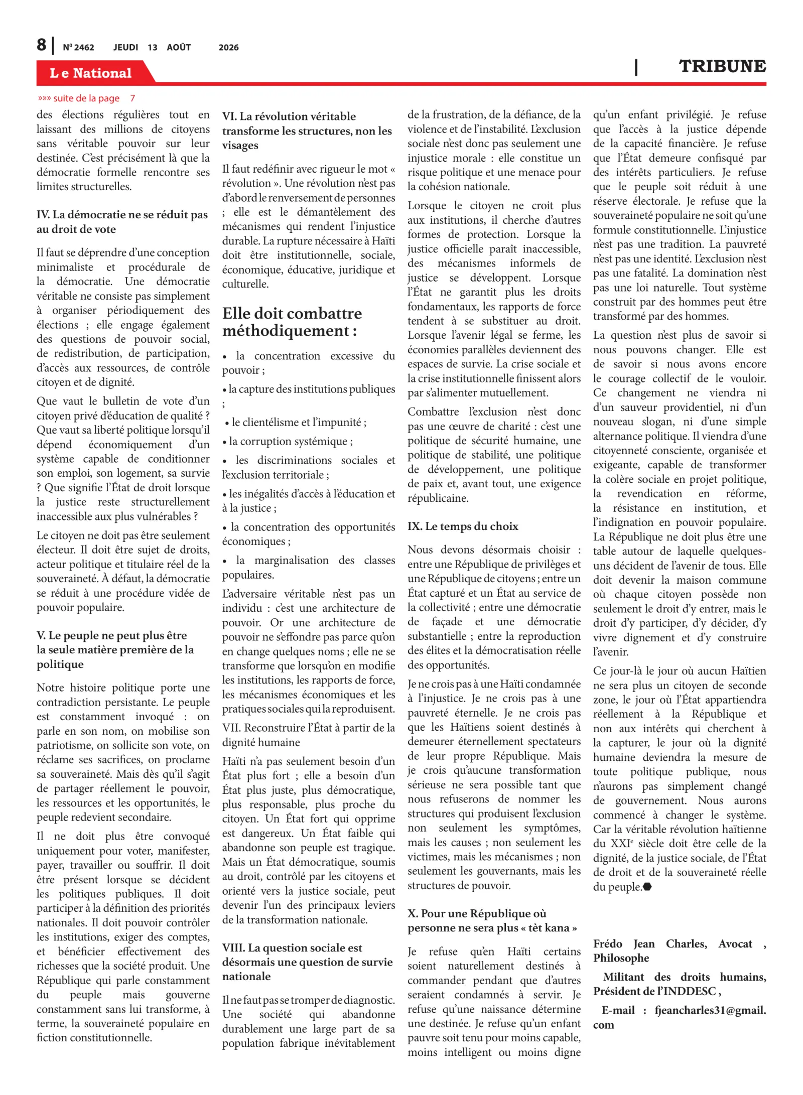 Page 8 de l'édition 2462
