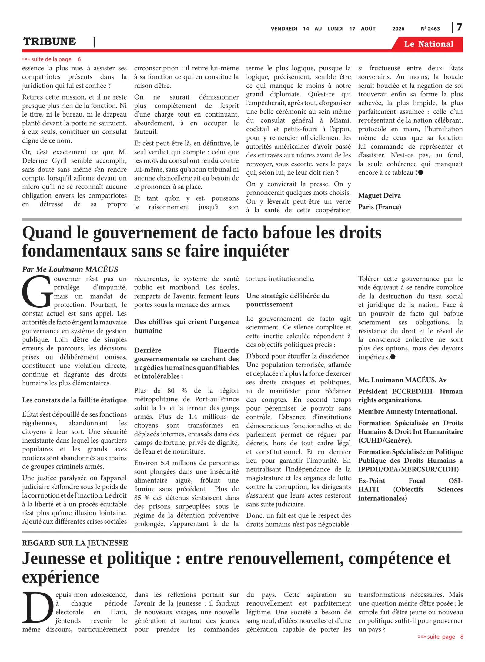 Page 7 de l'édition 2463
